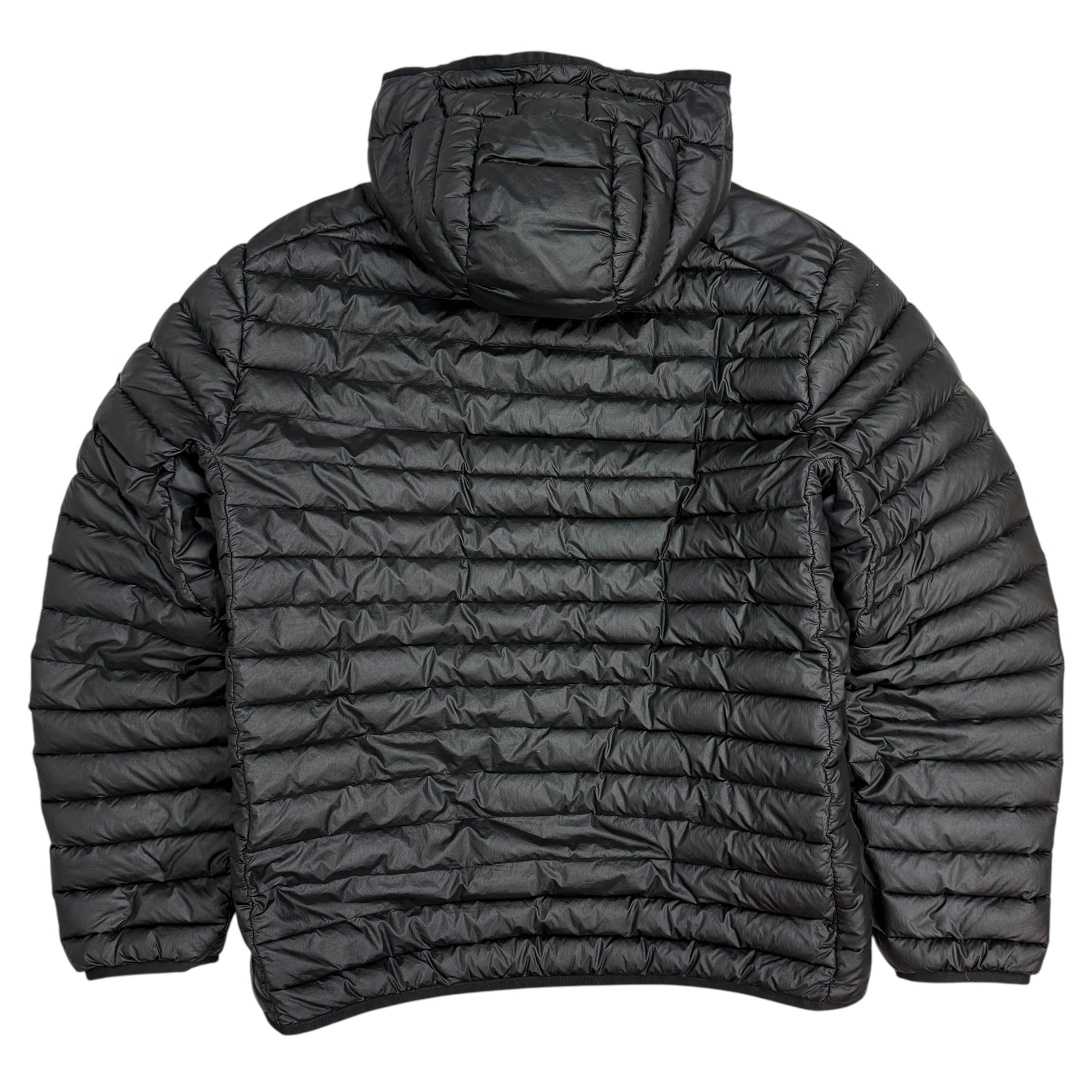 Stone Island Loom Woven Nylon Down Jacket Black