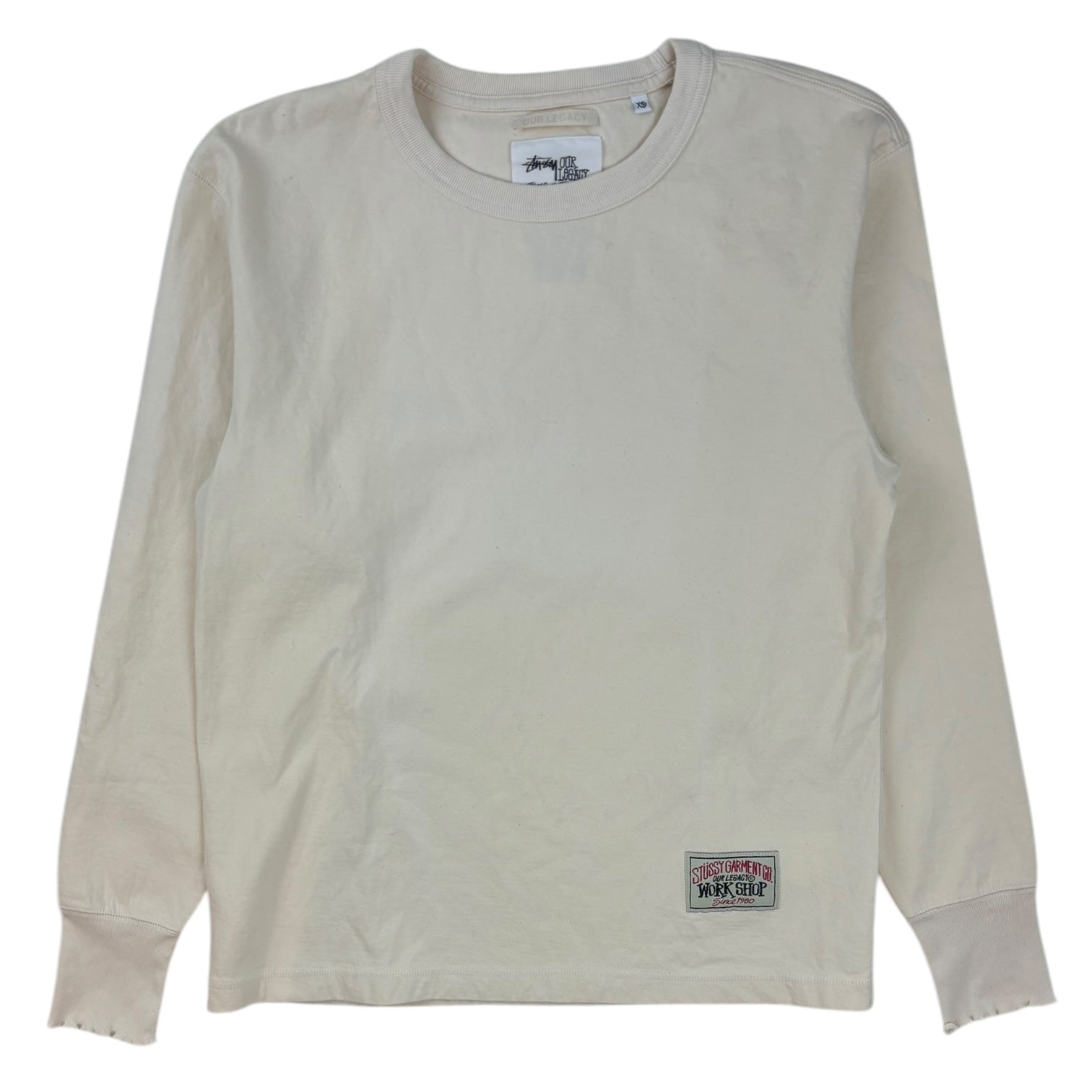 Stussy x Our Legacy Workshop Thermal LS T-Shirt Natural