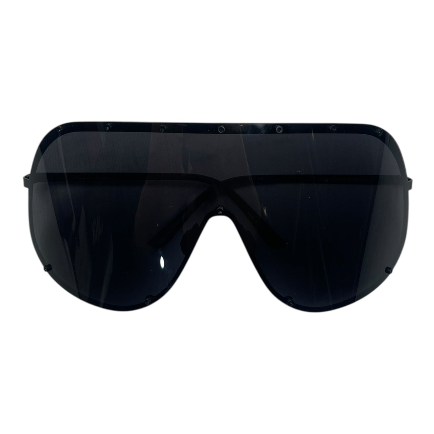 Rick Owens Shield Sunglasses Black Black RG0000006 GBLKB 0909