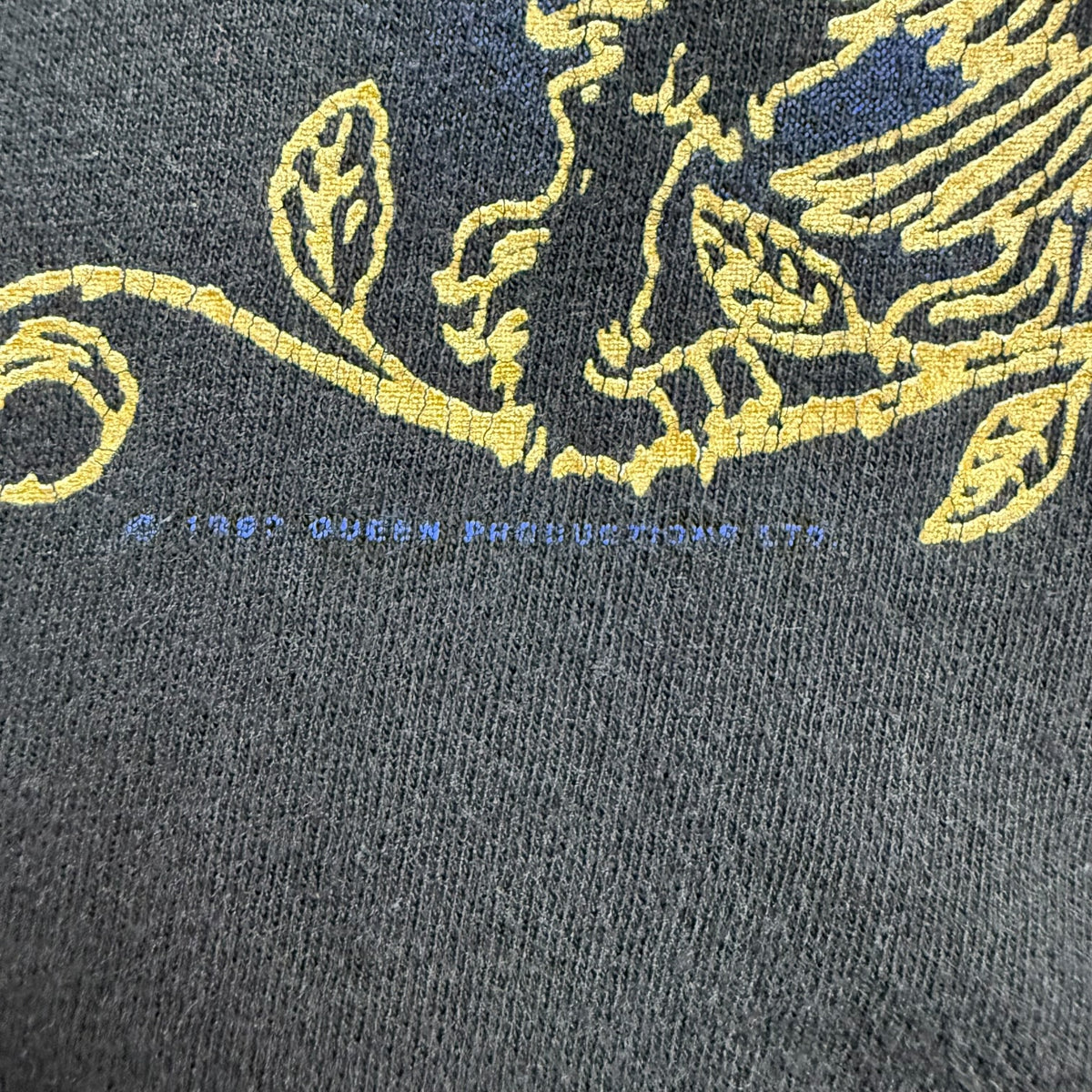1990 Queen Band Bohemian Rhapsody Tee Black