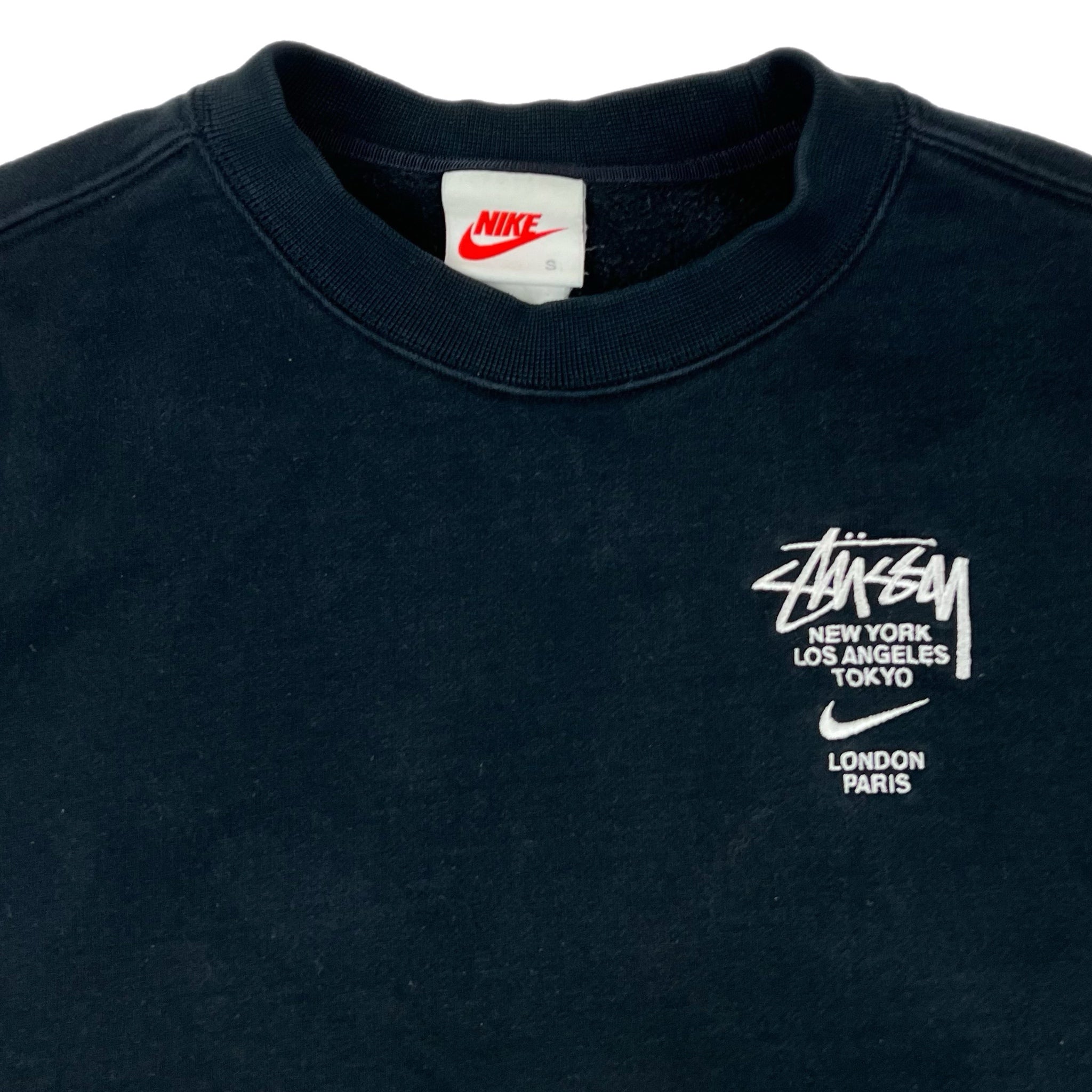 Stussy x Nike Cities Crewneck Black