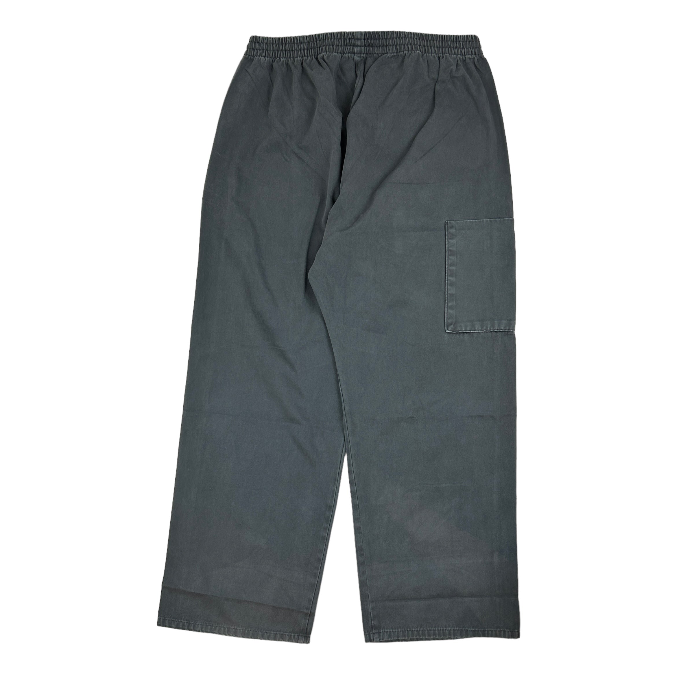 Yeezy x Gap Navy Unreleased Sateen Cargo Pants Dark Grey