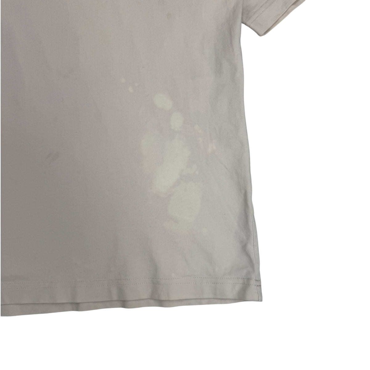 Balenciaga Badge Logo Tee Cream