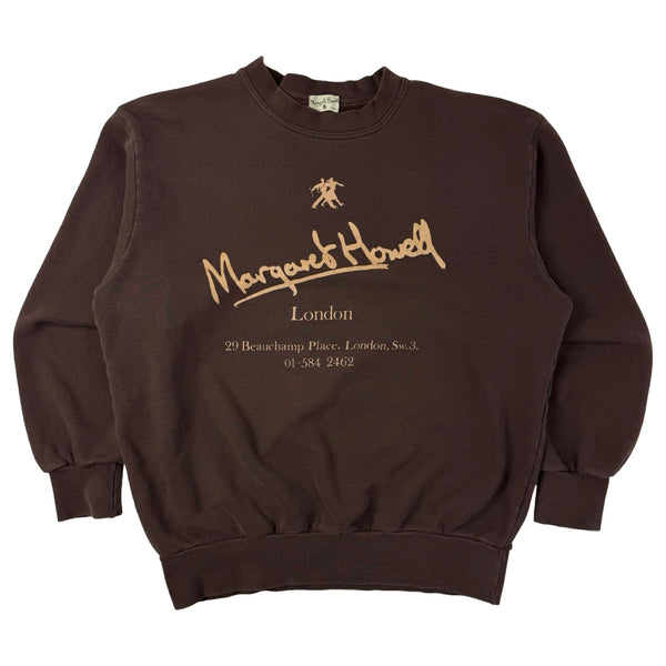 Margaret Howell London Crewneck Sweatshirt Brown