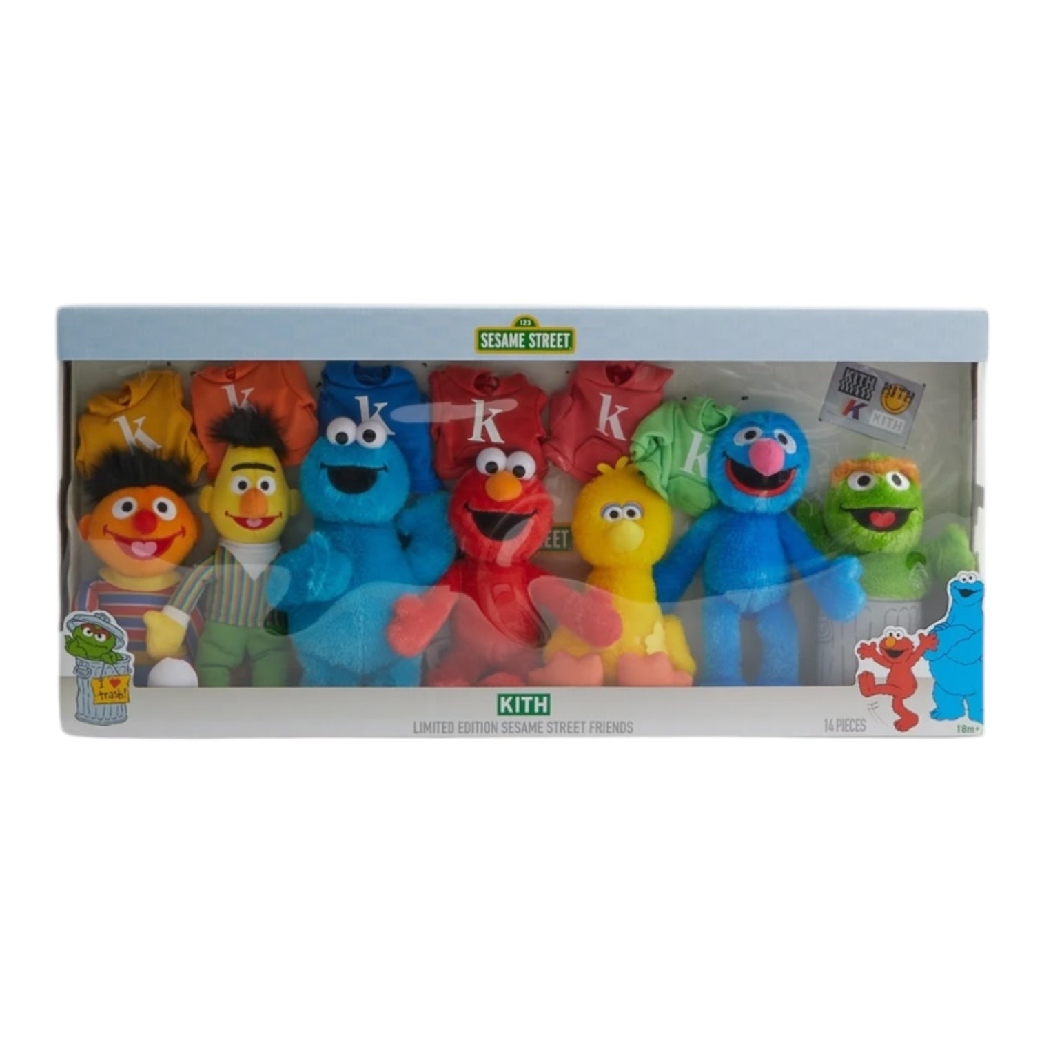 Kith For Sesame Street Plush Set