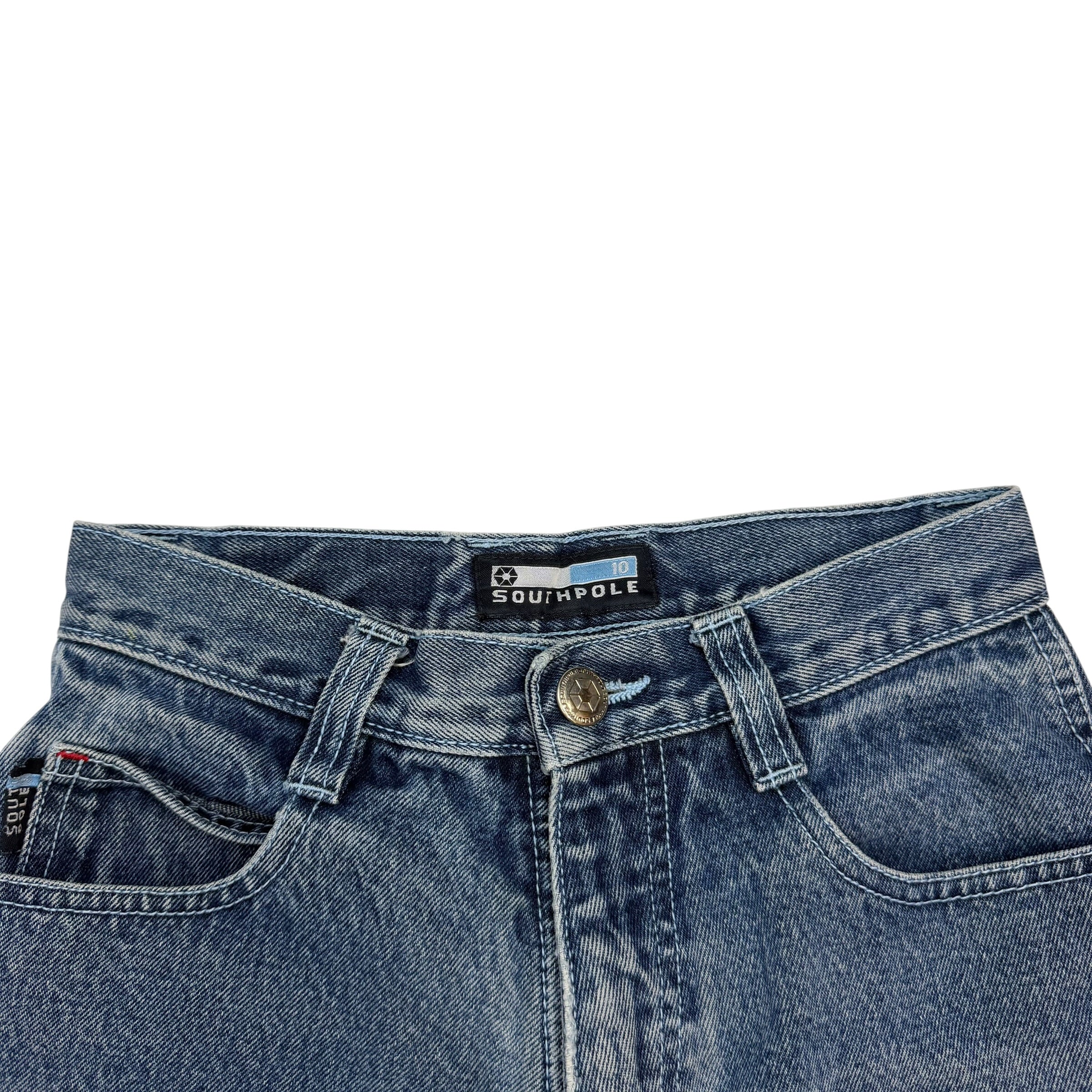 (W) Vintage Southpole Denim Shorts Blue