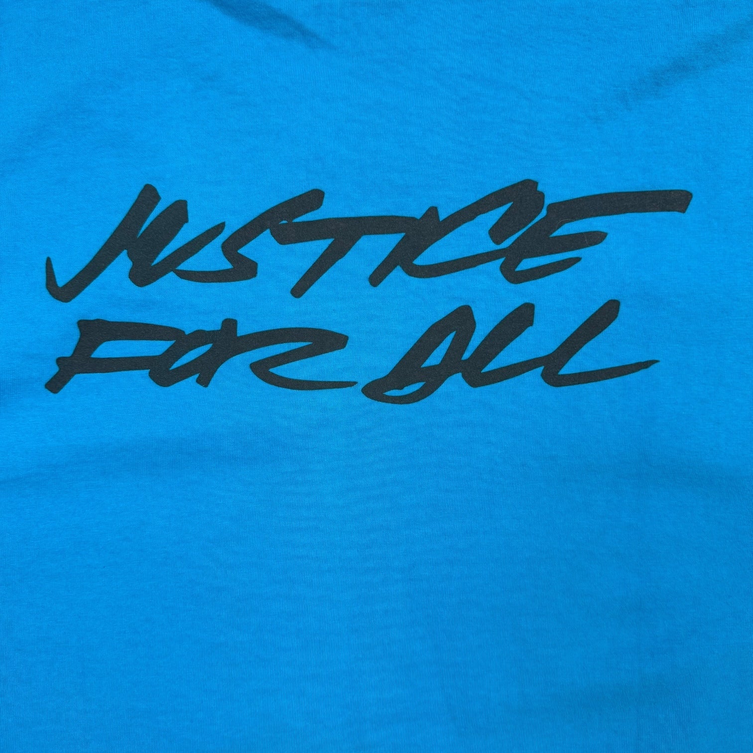 Supreme Futura Logo Tee Bright Blue