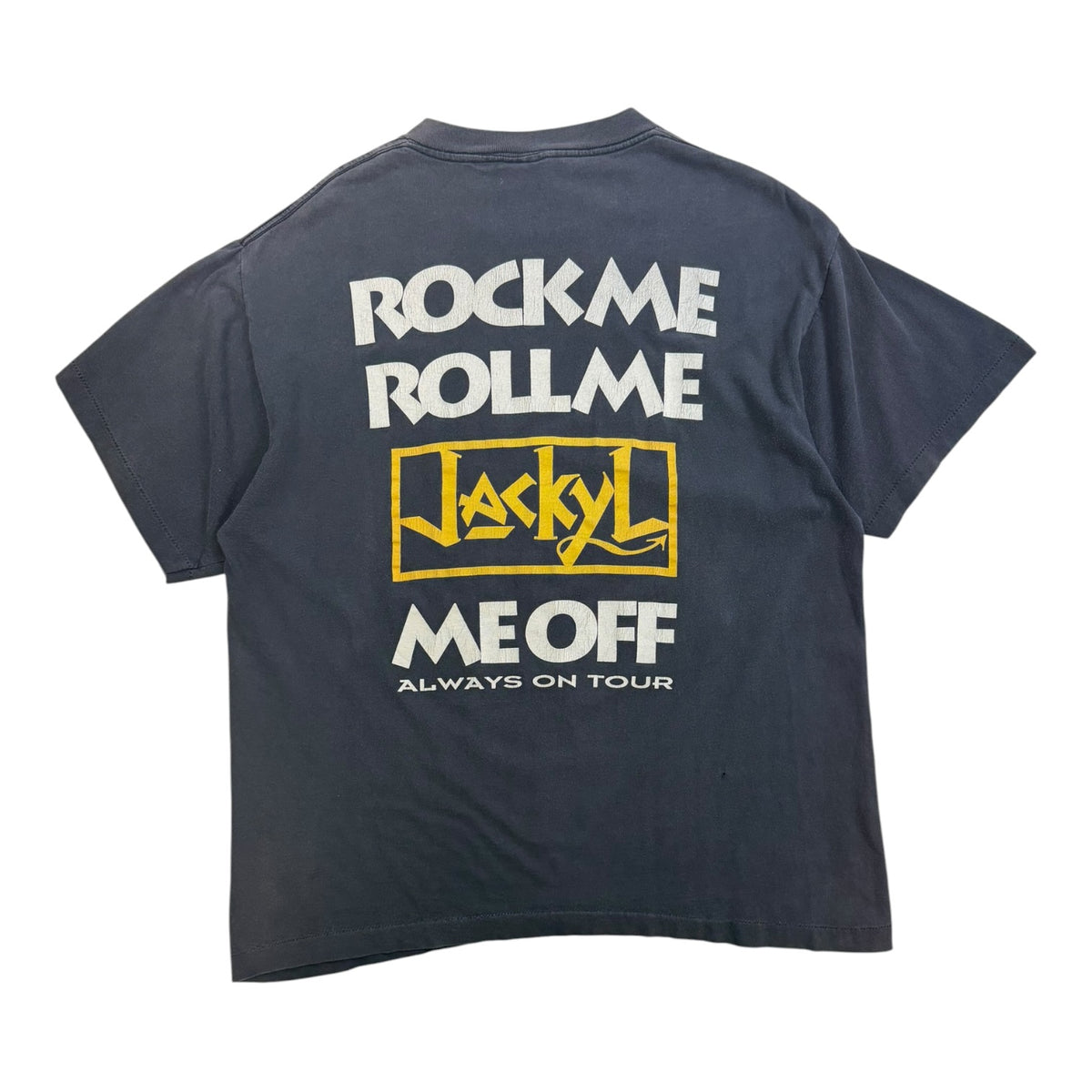 Vintage 1993 Jackyll “Rock Me Roll Me” Tour T-Shirt Black