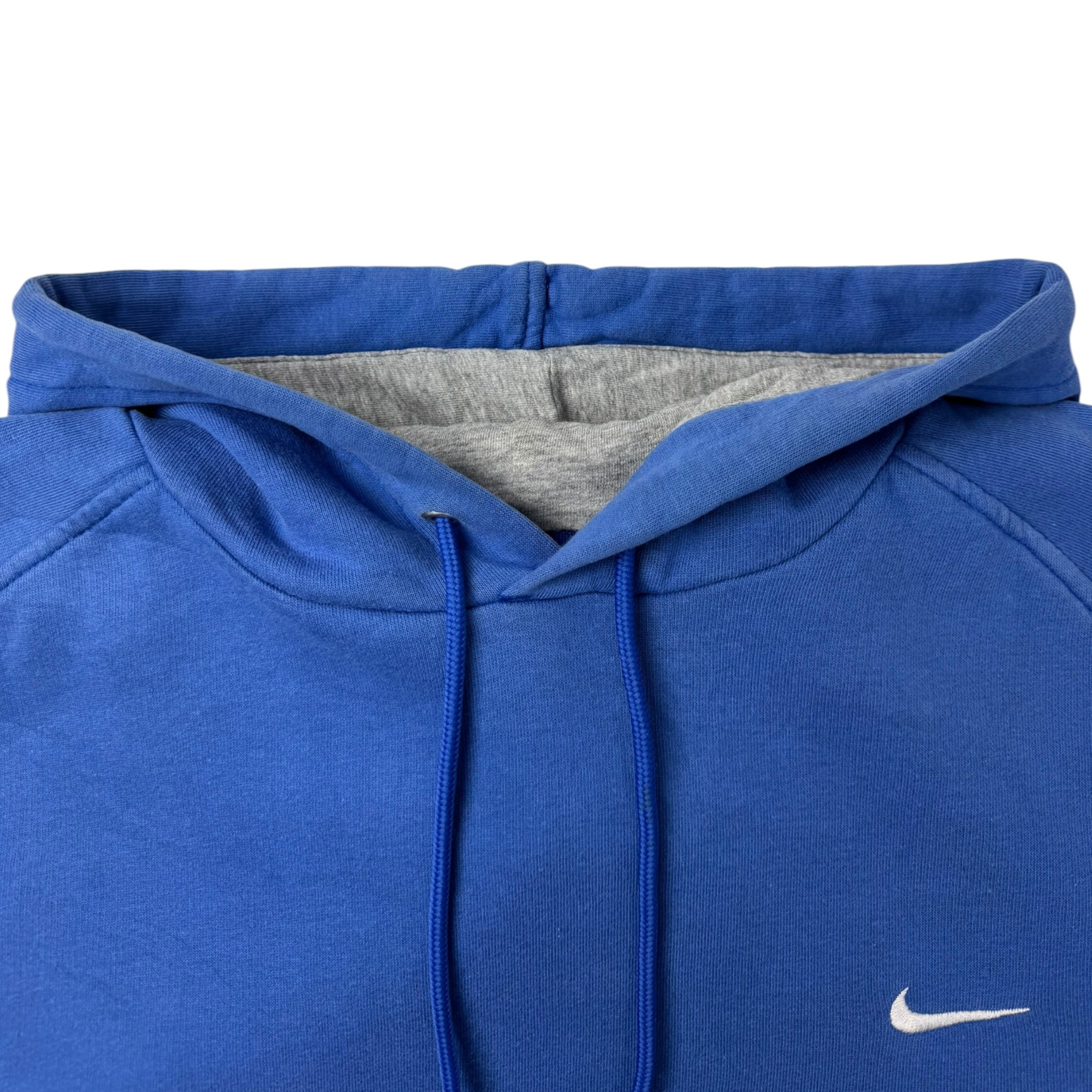 Vintage Nike Pocket Swoosh Hoodie Faded Blue