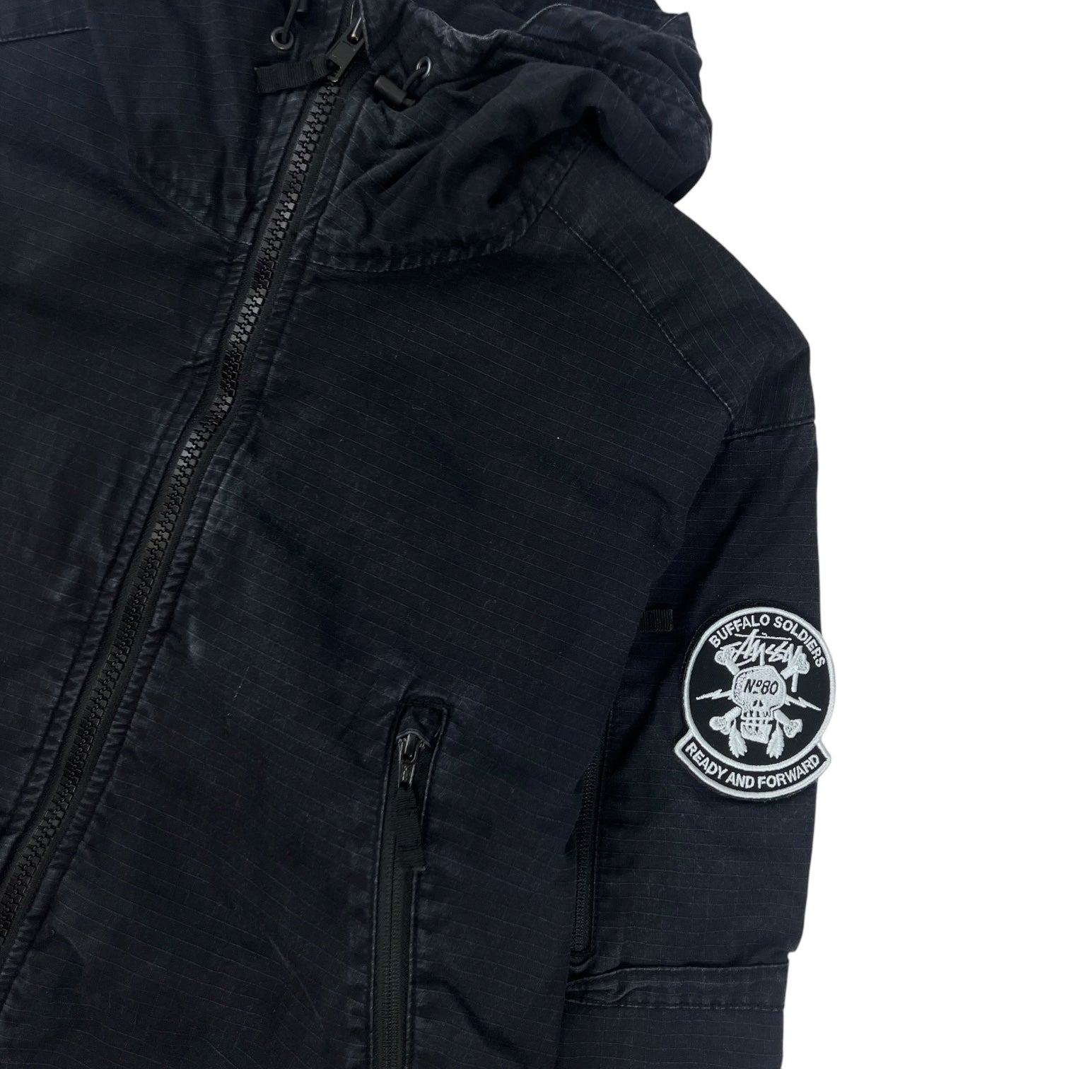 Stussy x Buffalo Soldiers Jacket Black