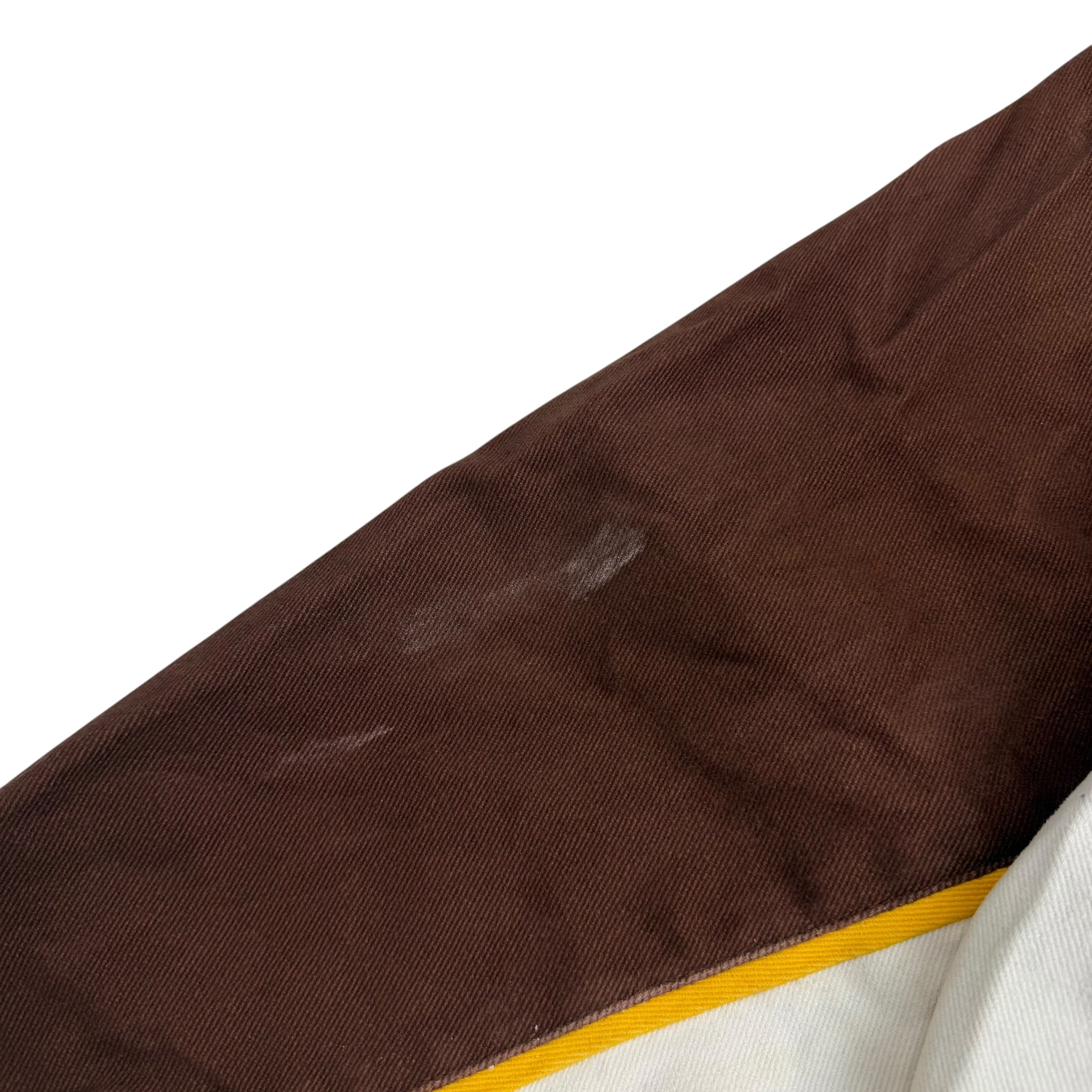 Vintage Chase Authentics NASCAR UPS Embroidered Racing Jacket Brown