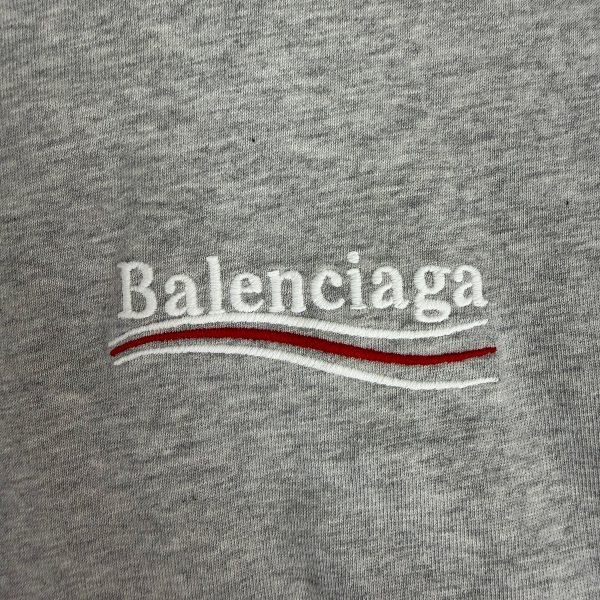 Balenciaga Political Campaign Hybrid Tee Grey