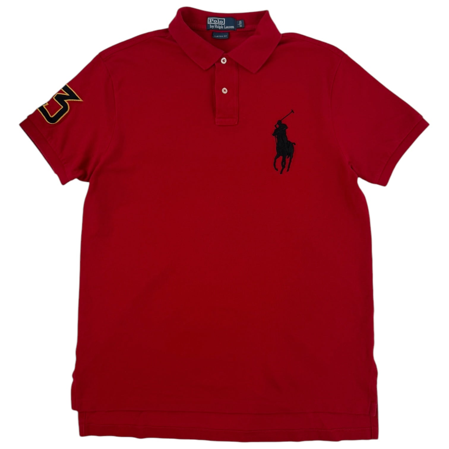 Vintage Polo Ralph Lauren Big Horse Polo T-Shirt Red