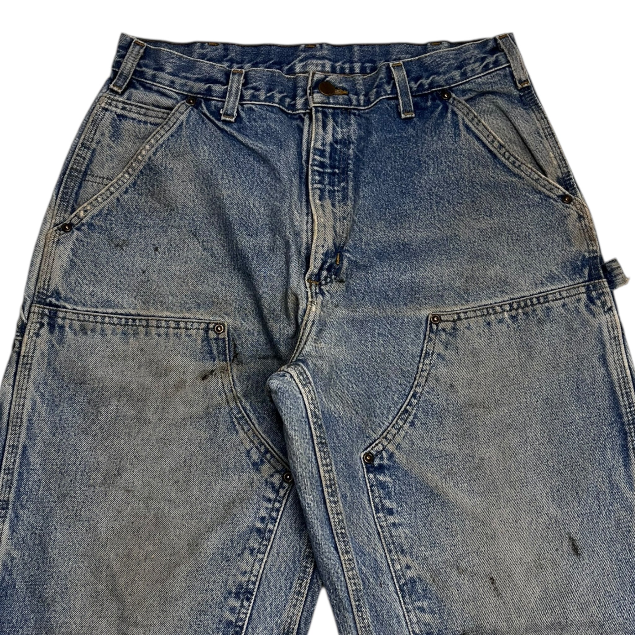 Carhartt Double Knee Work Denim Worn