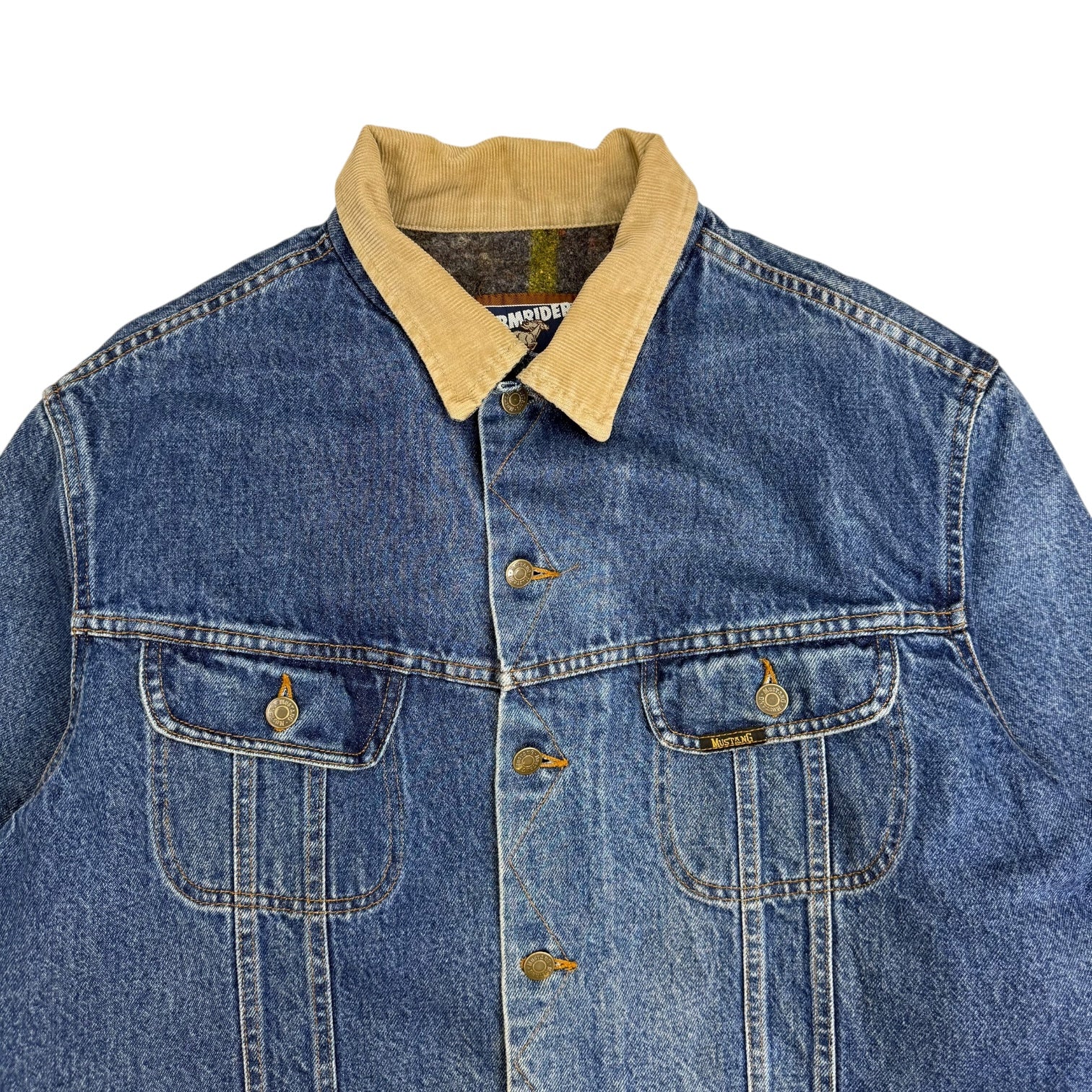 Vintage StormRider Denim Jacket Dark Wash