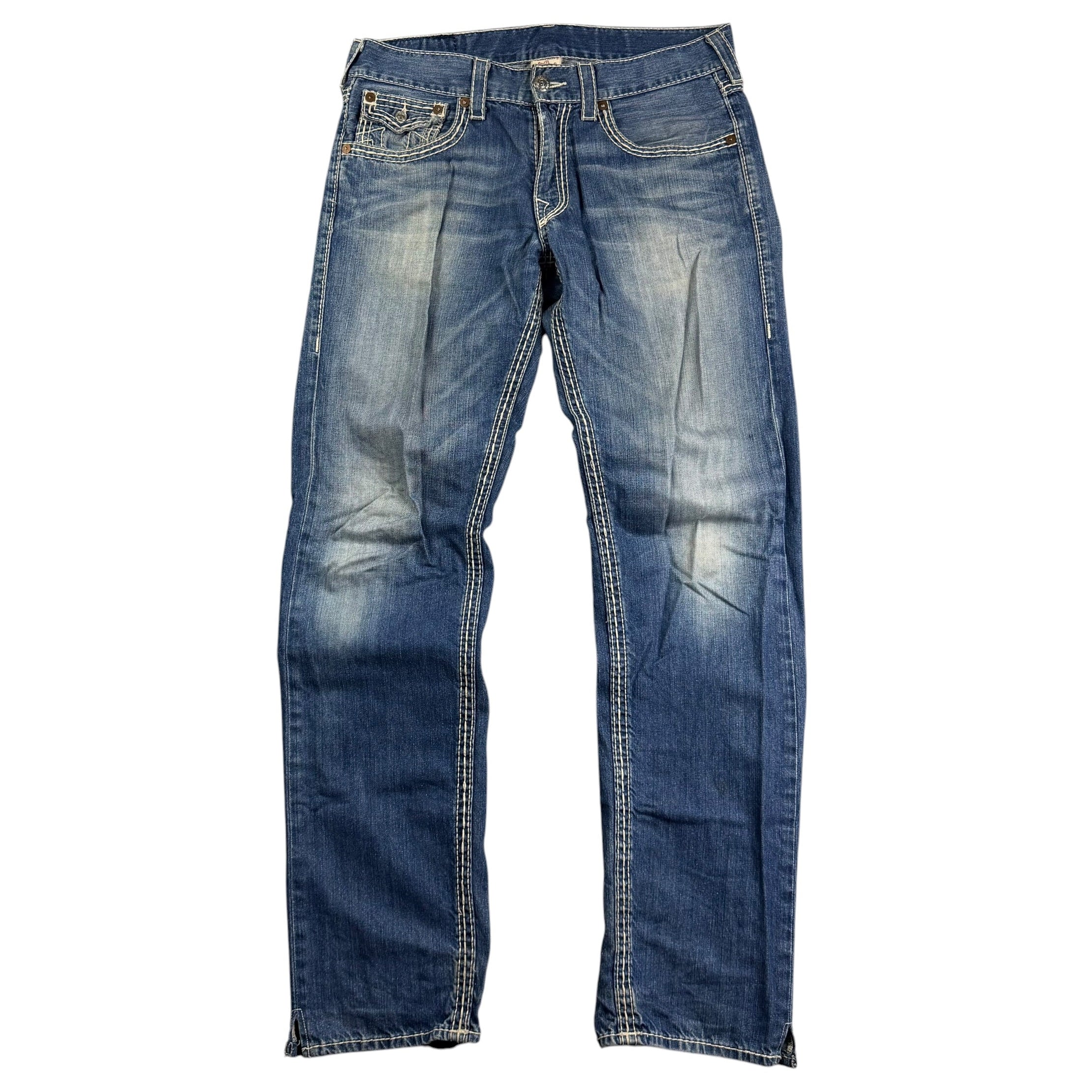 Vintage True Religion Relaxed Denim Jeans Blue