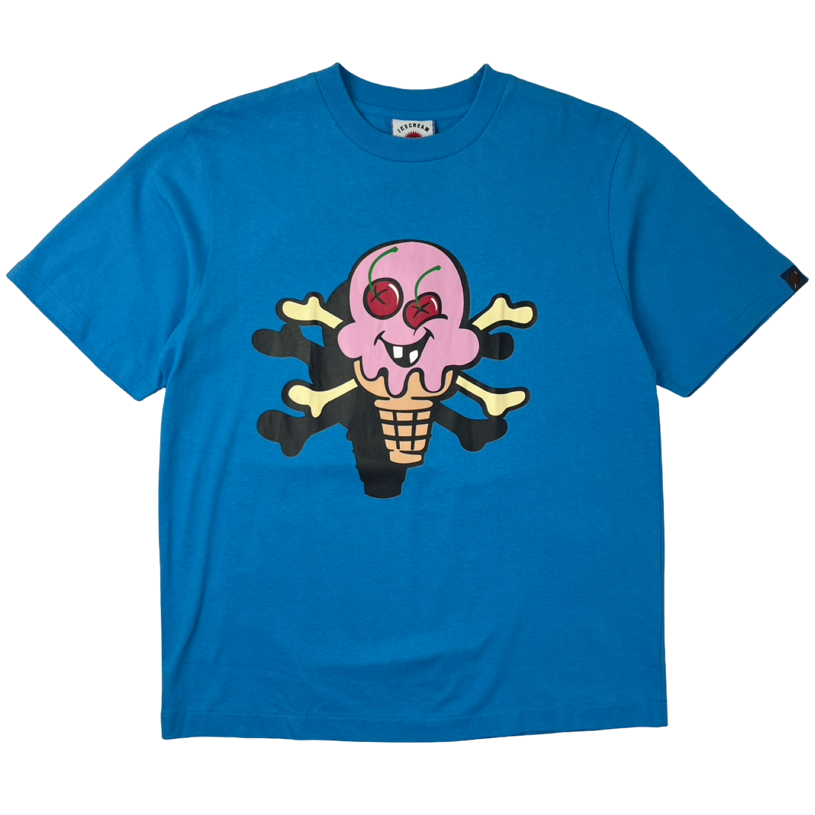 ICECREAM Shadow Logo Tee Bright Blue