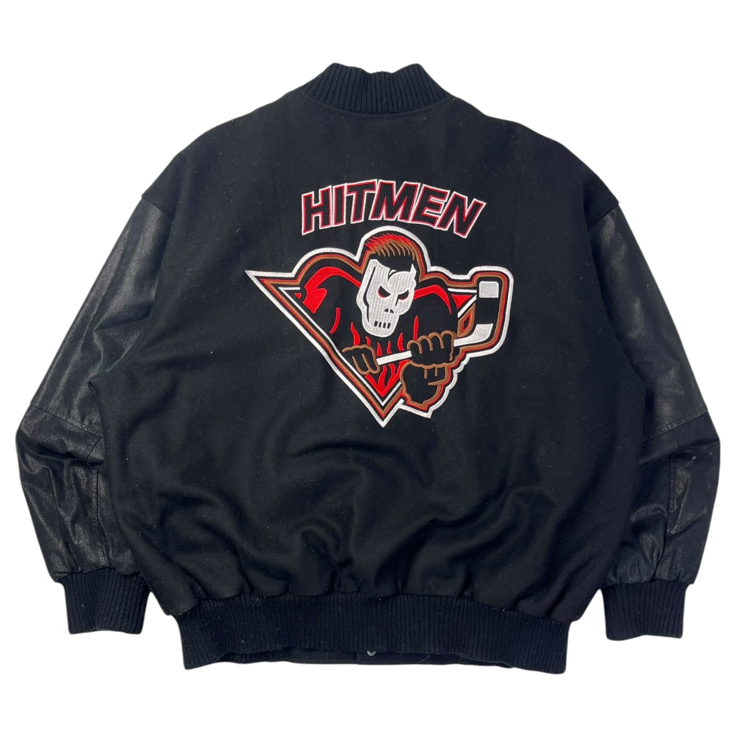 Vintage Calgary Hitman Club Member Varsity Jacket