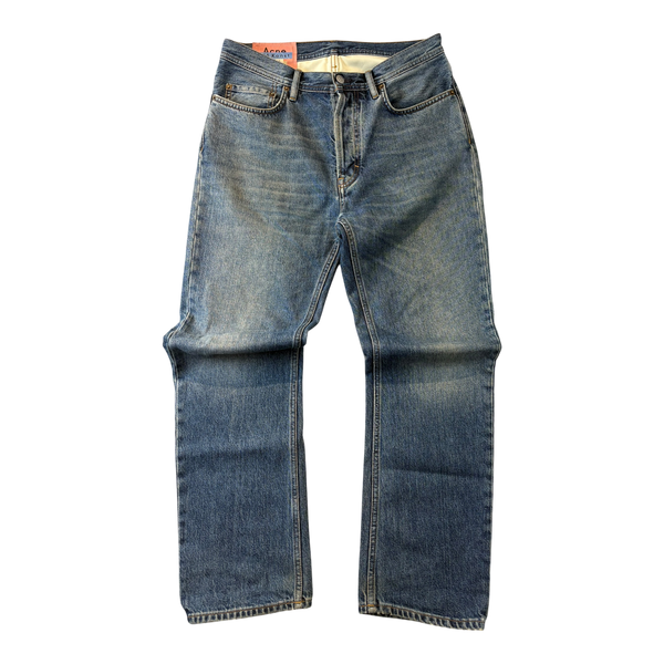Acne Studios Straight Leg Denim Jeans Blue