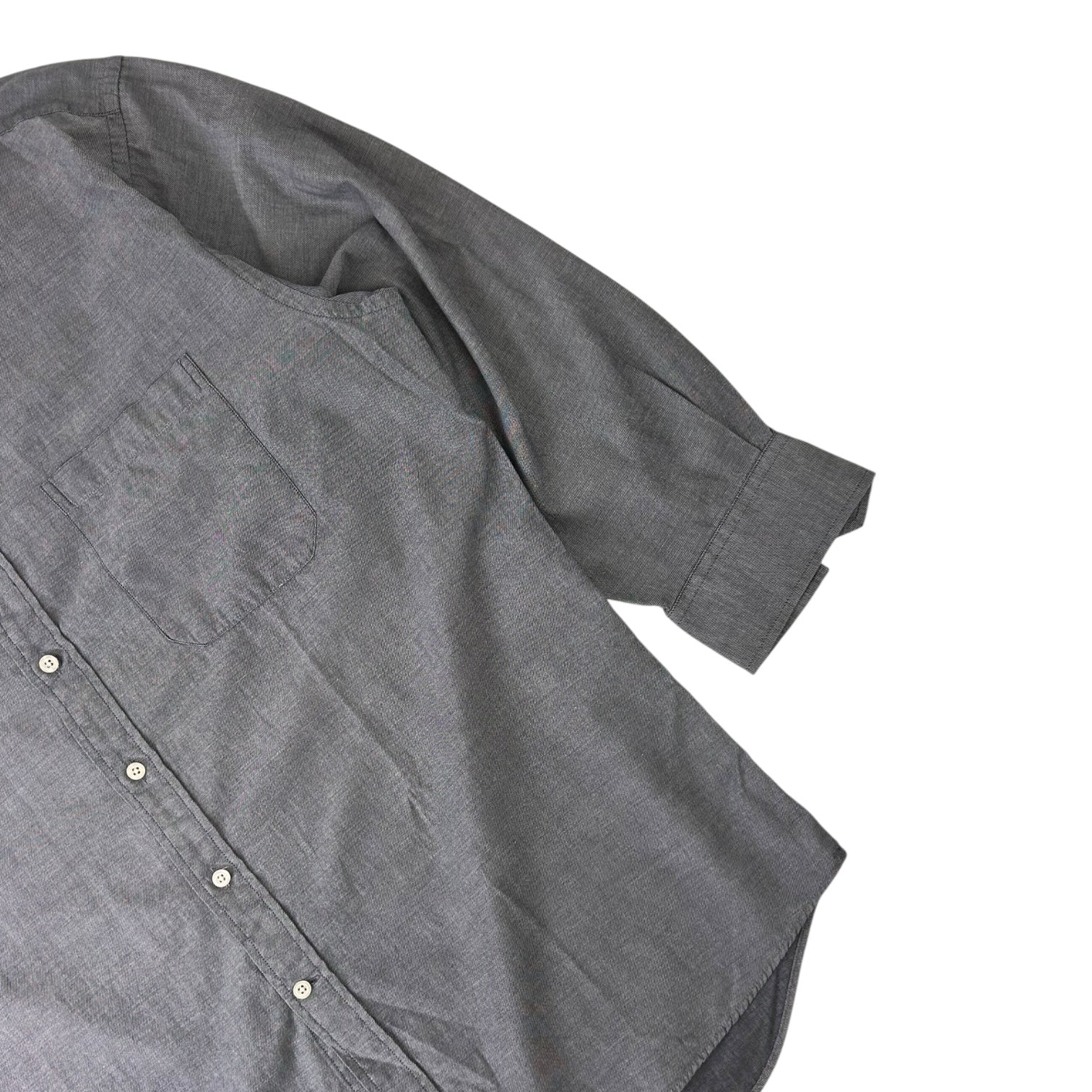 Vintage Christian Dior Long Sleeve Dress Shirt Grey