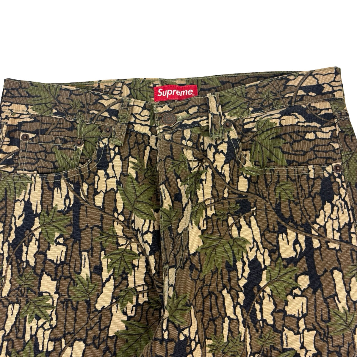 Supreme x Levi’s Camouflage 505 Canvas Jean