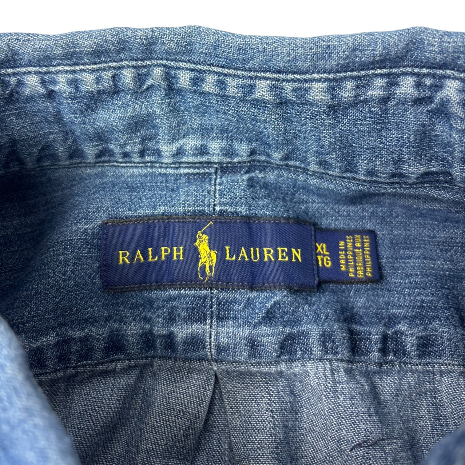 Vintage Ralph Lauren Cotton Denim Button-Up