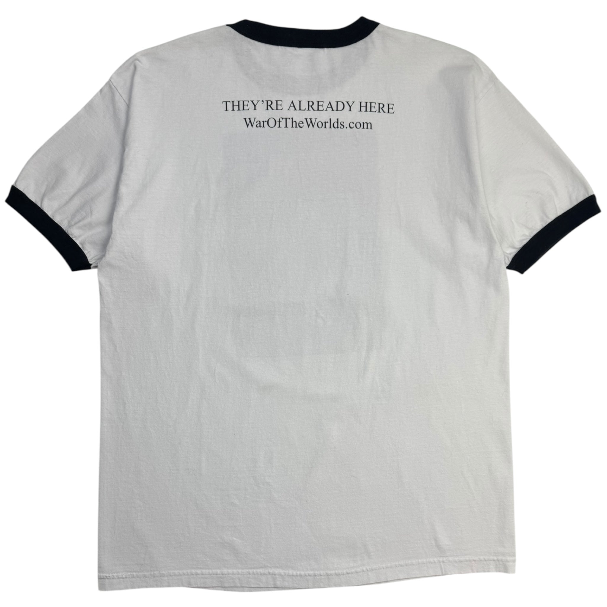 2005 War Of The Worlds Movie Promo Ringer T-Shirt