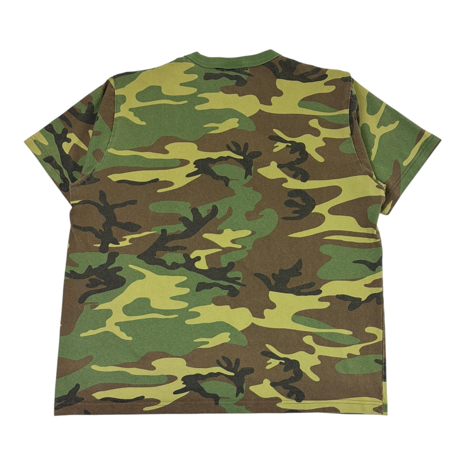 Stussy Stock Camo T-Shirt Green