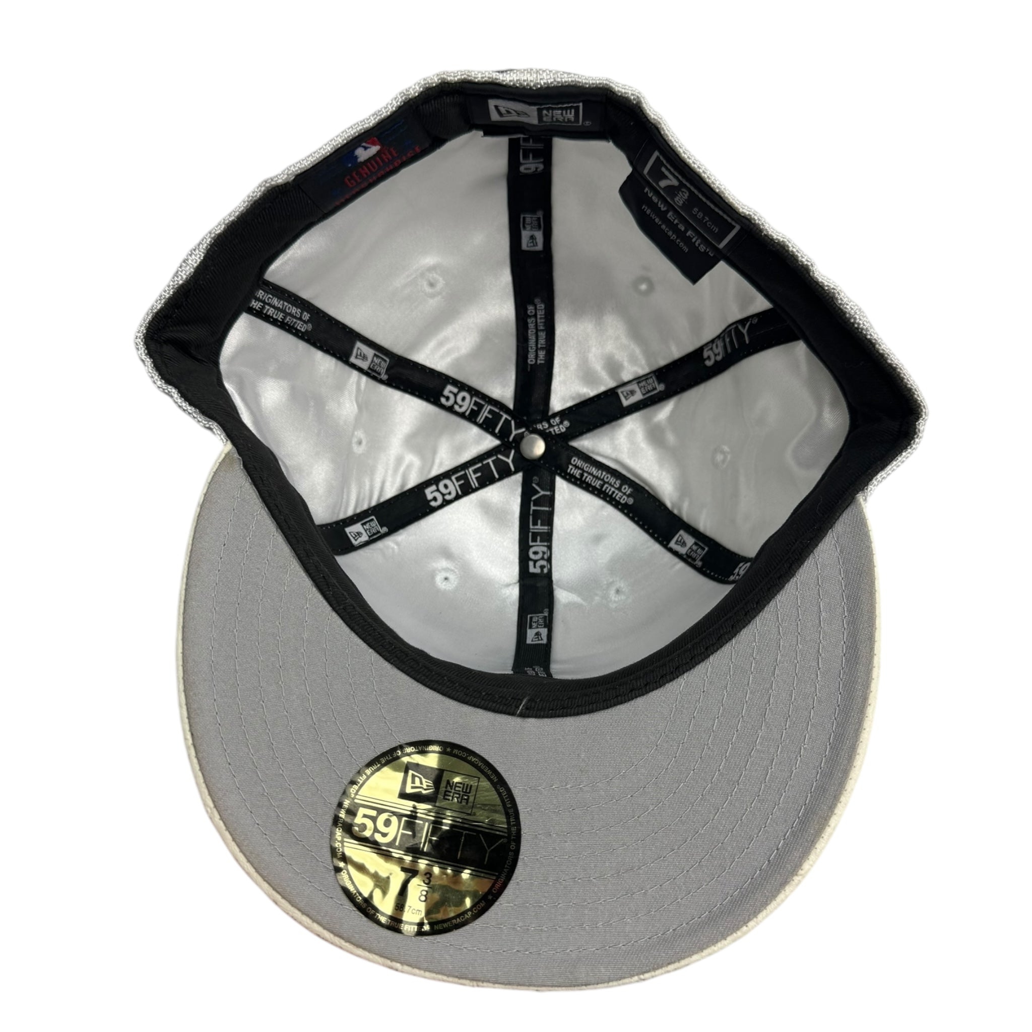 Dallas Cowboys Ostrich Brim Platinum Hat