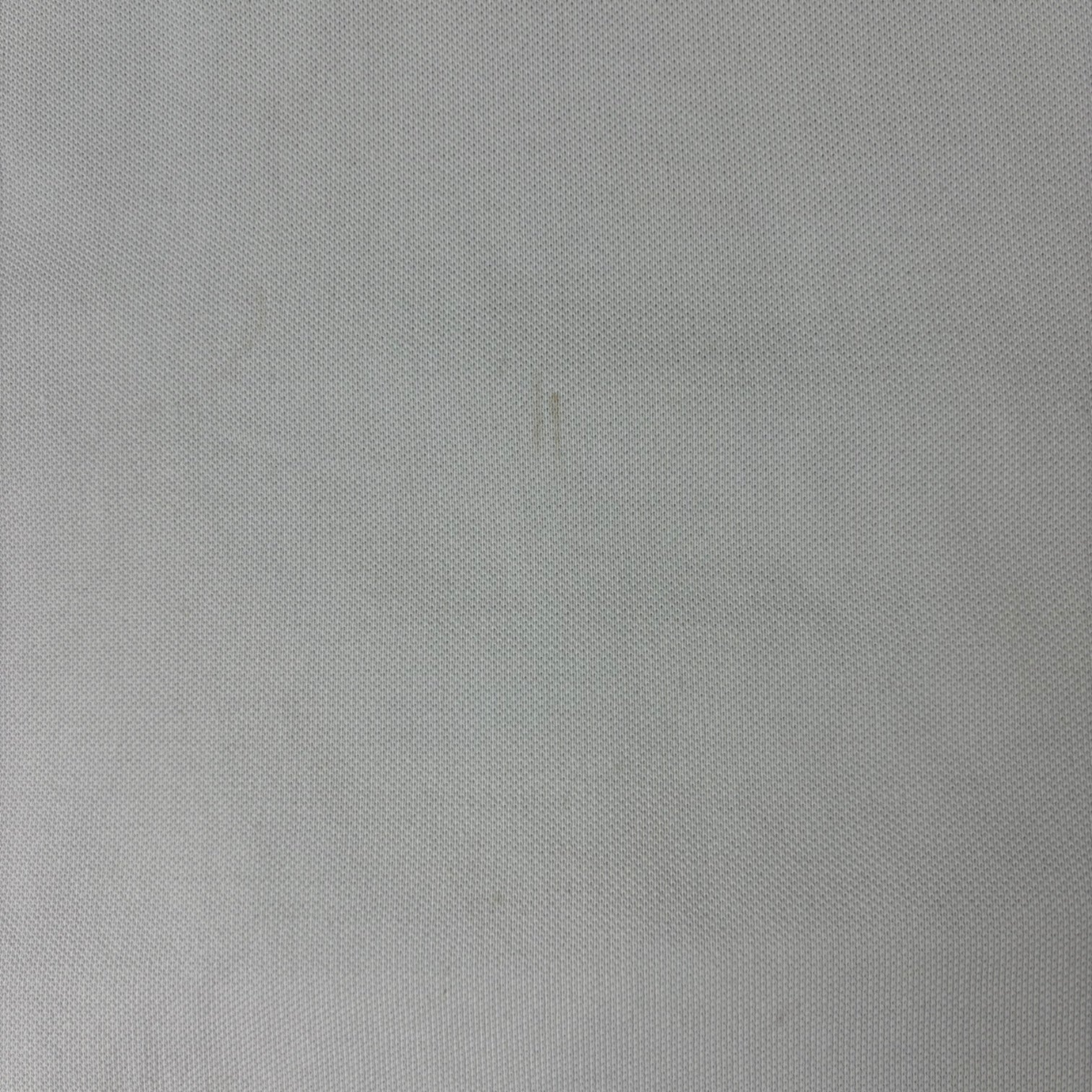 Stone Island Logo Appliqué Pique Polo T-Shirt White