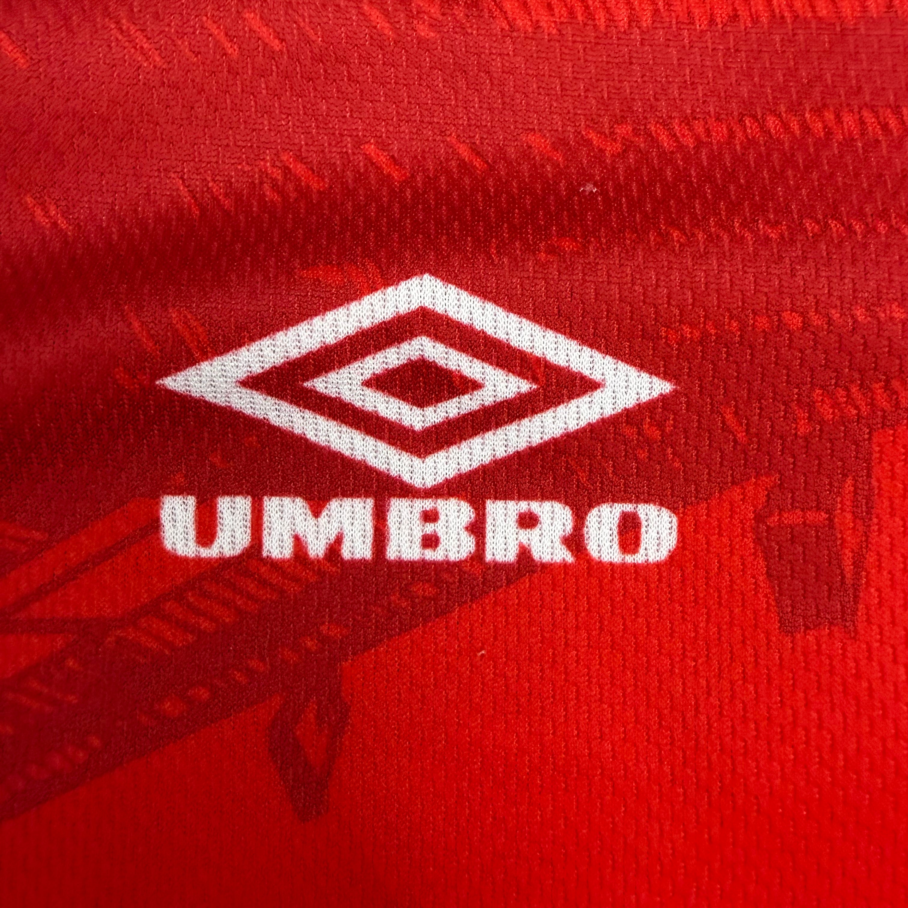Vintage Umbro 1994-96 Manchester United Home Jersey Red