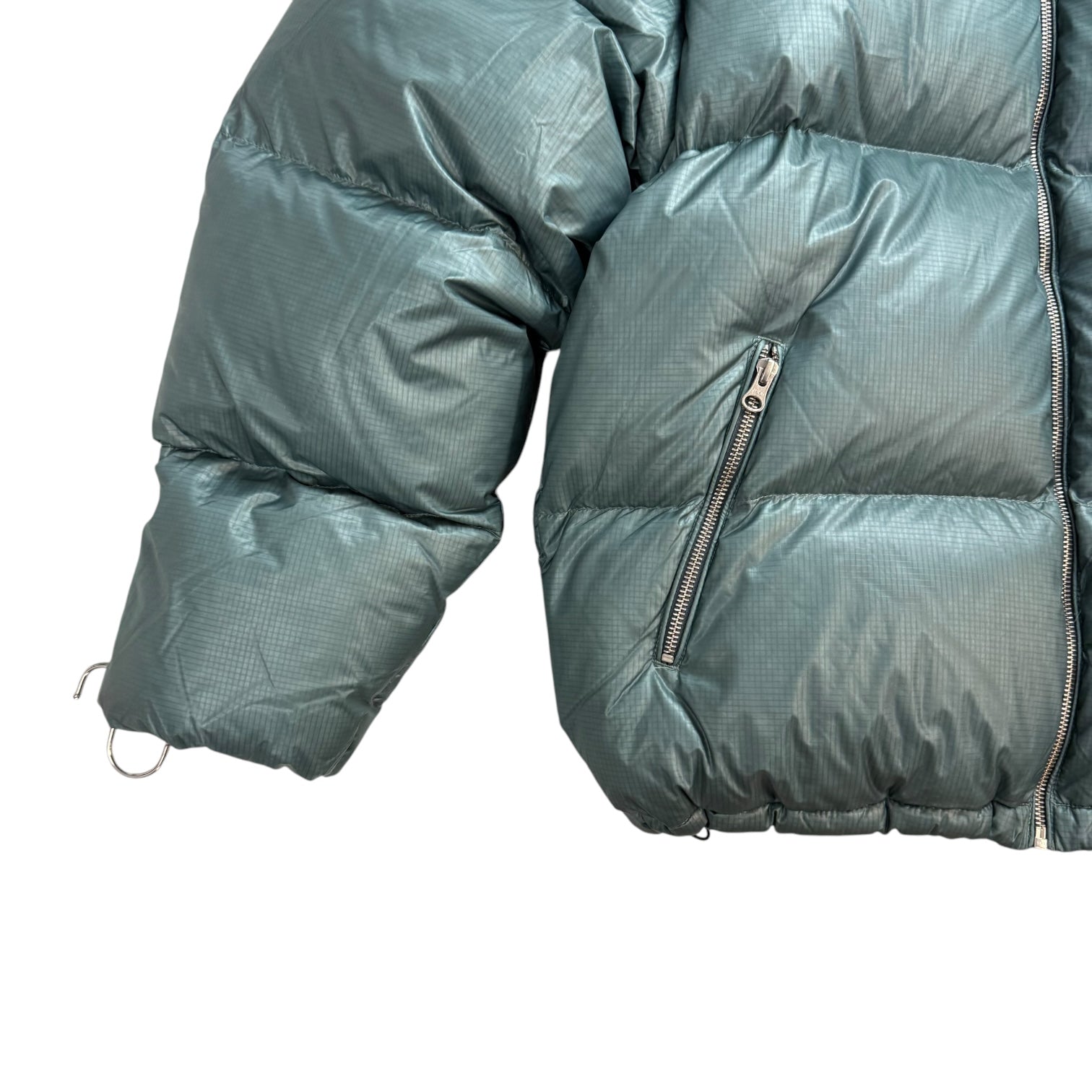 Stussy Down Puffer Parachute Ripstop Jacket Powder Blue