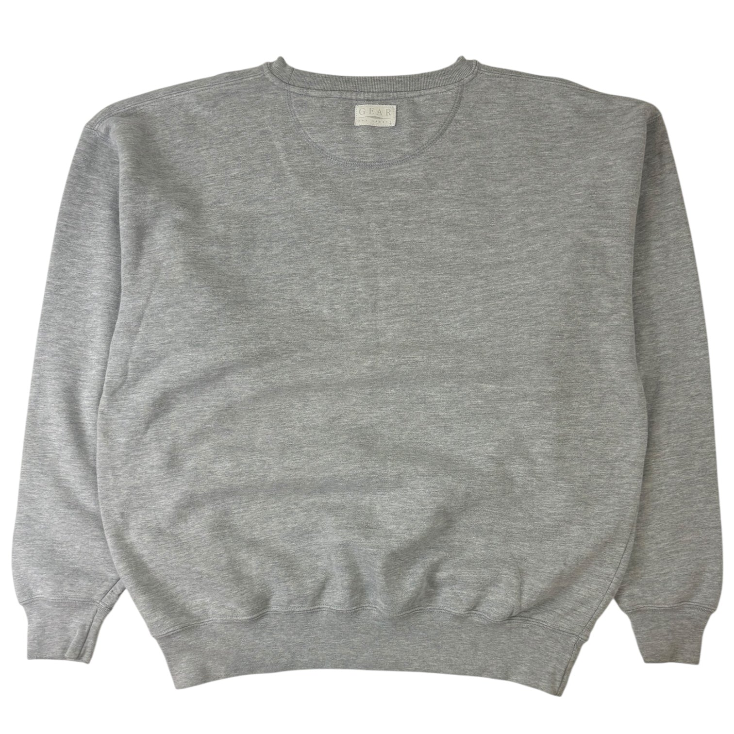 Vintage Harvard Embroidered Crewneck Grey