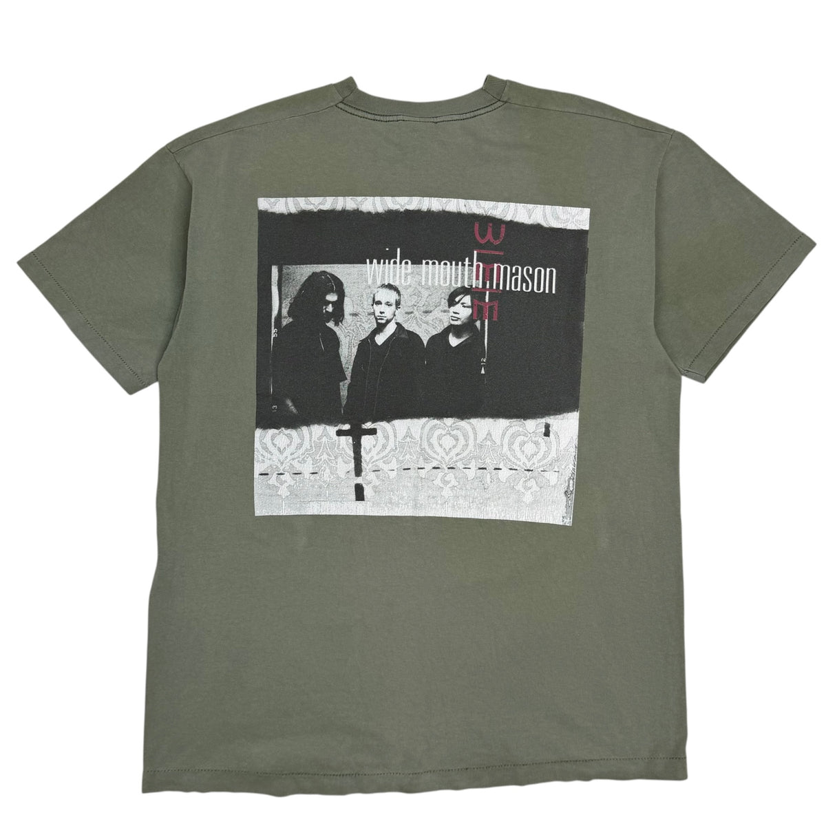 Vintage Wide Mouth Mason Tee Faded Green