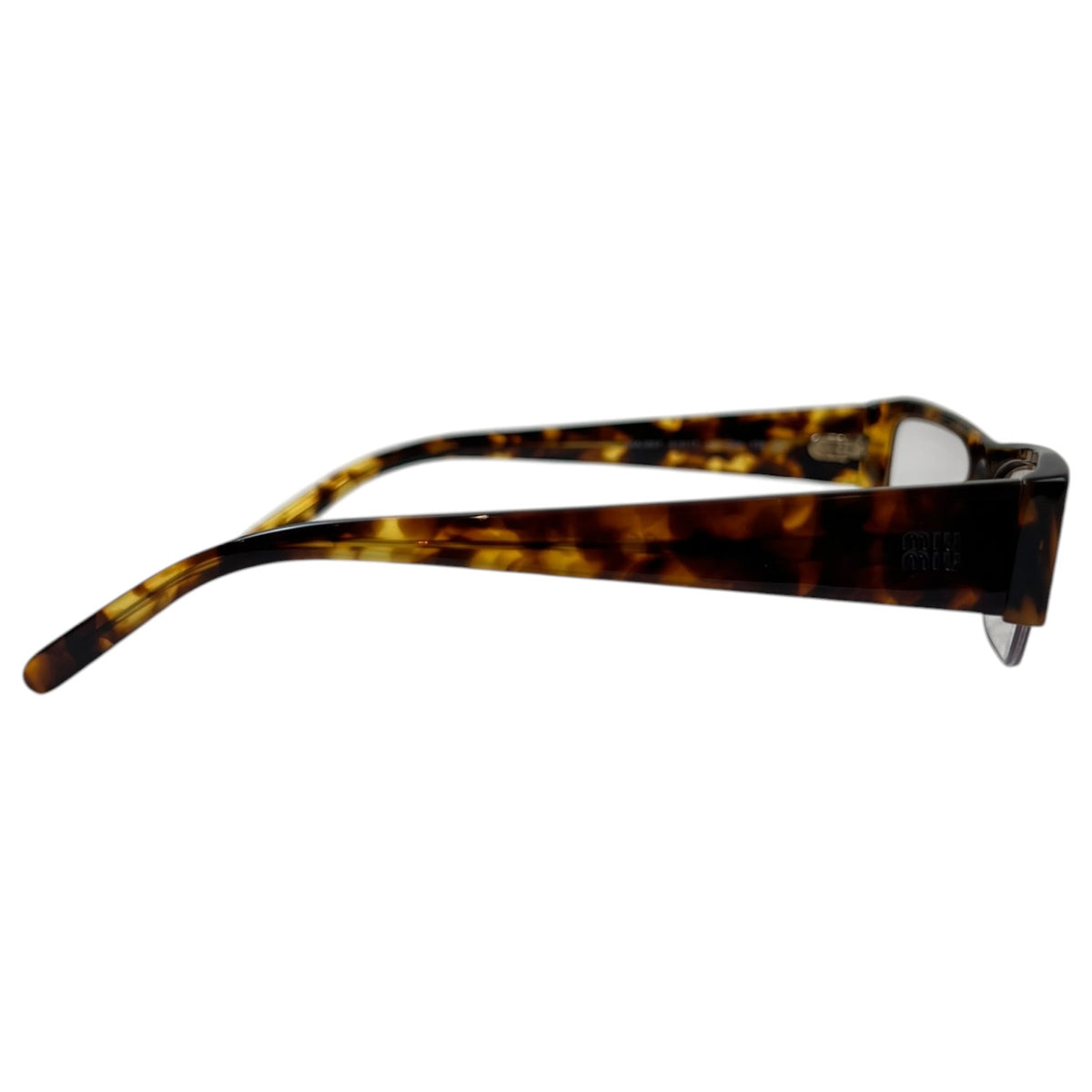 Miu Miu Vedette Glasses Brown Tortoise Shell