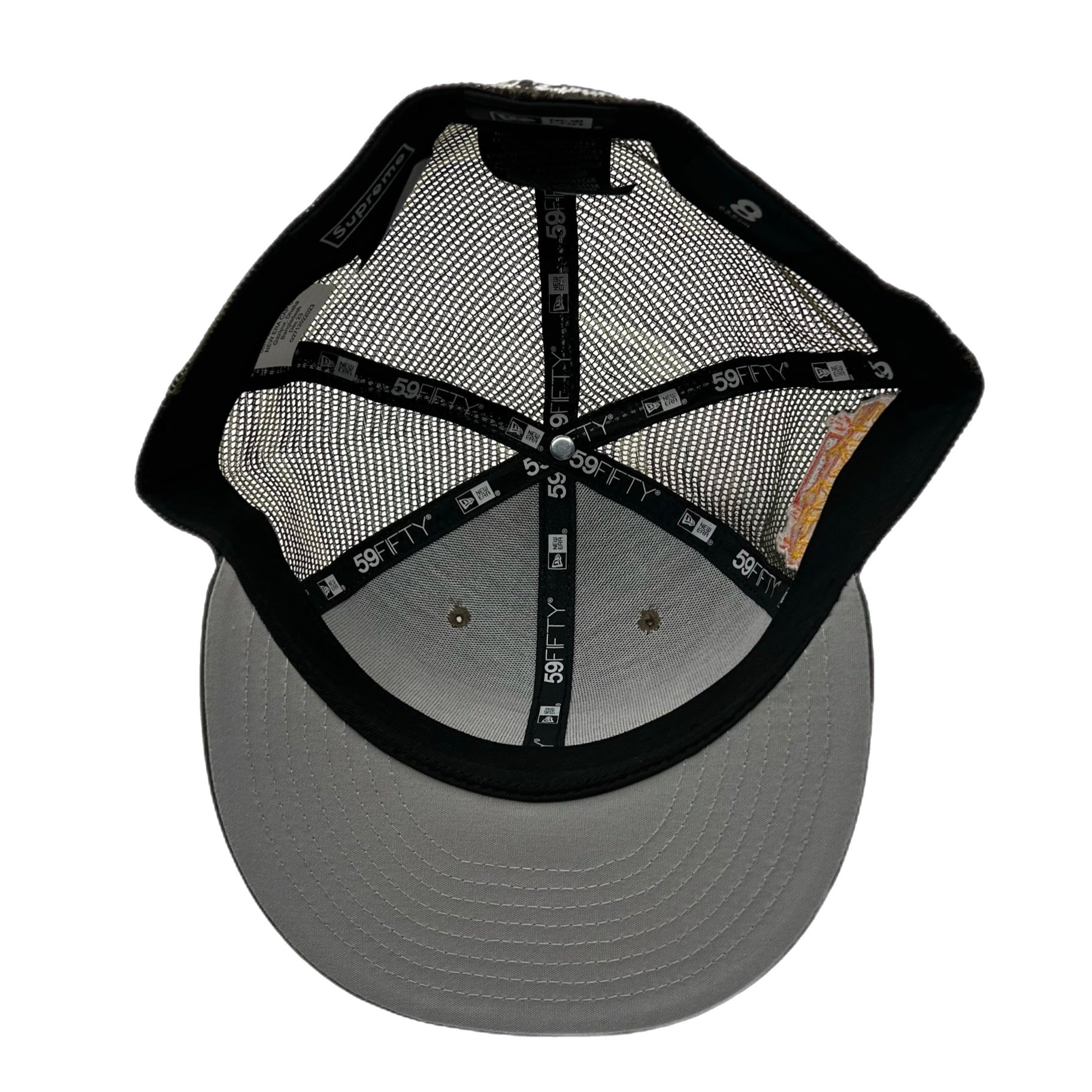 Supreme New Era Camo Fitted Mesh Hat SS24