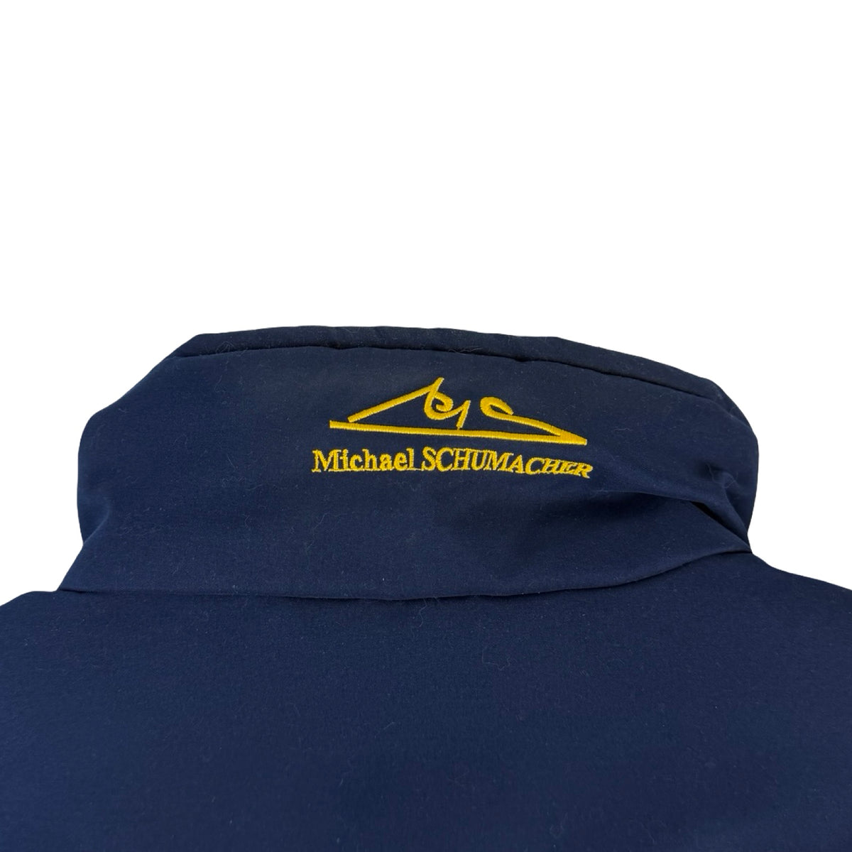 Vintage Ferrari Michael Schumacher Quilted Jacket Navy