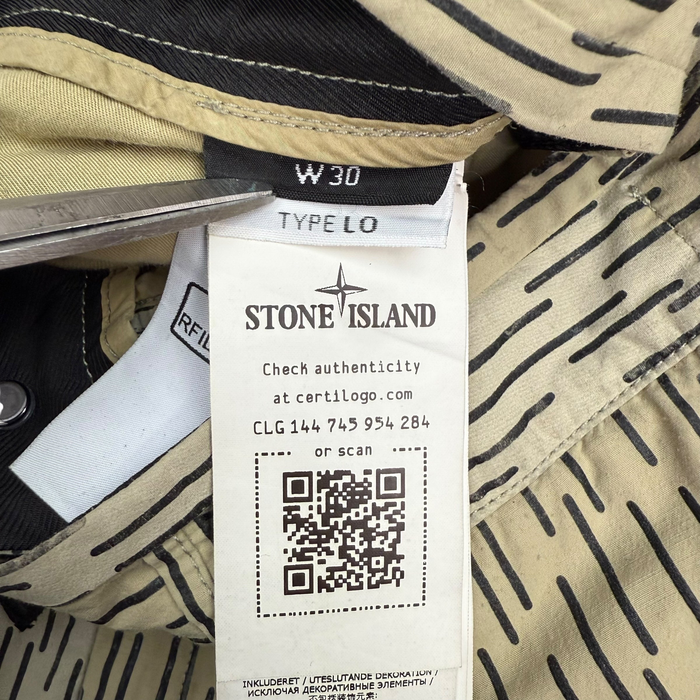 Stone Island Cargo Pants Rain Camo