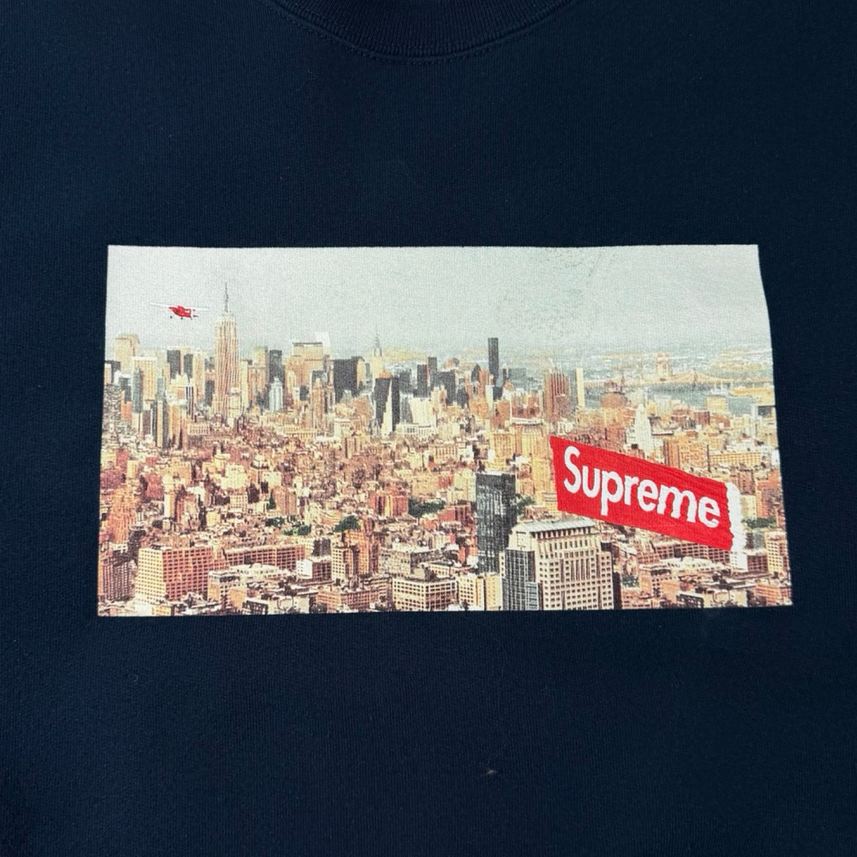 Supreme Aerial Crewneck Navy