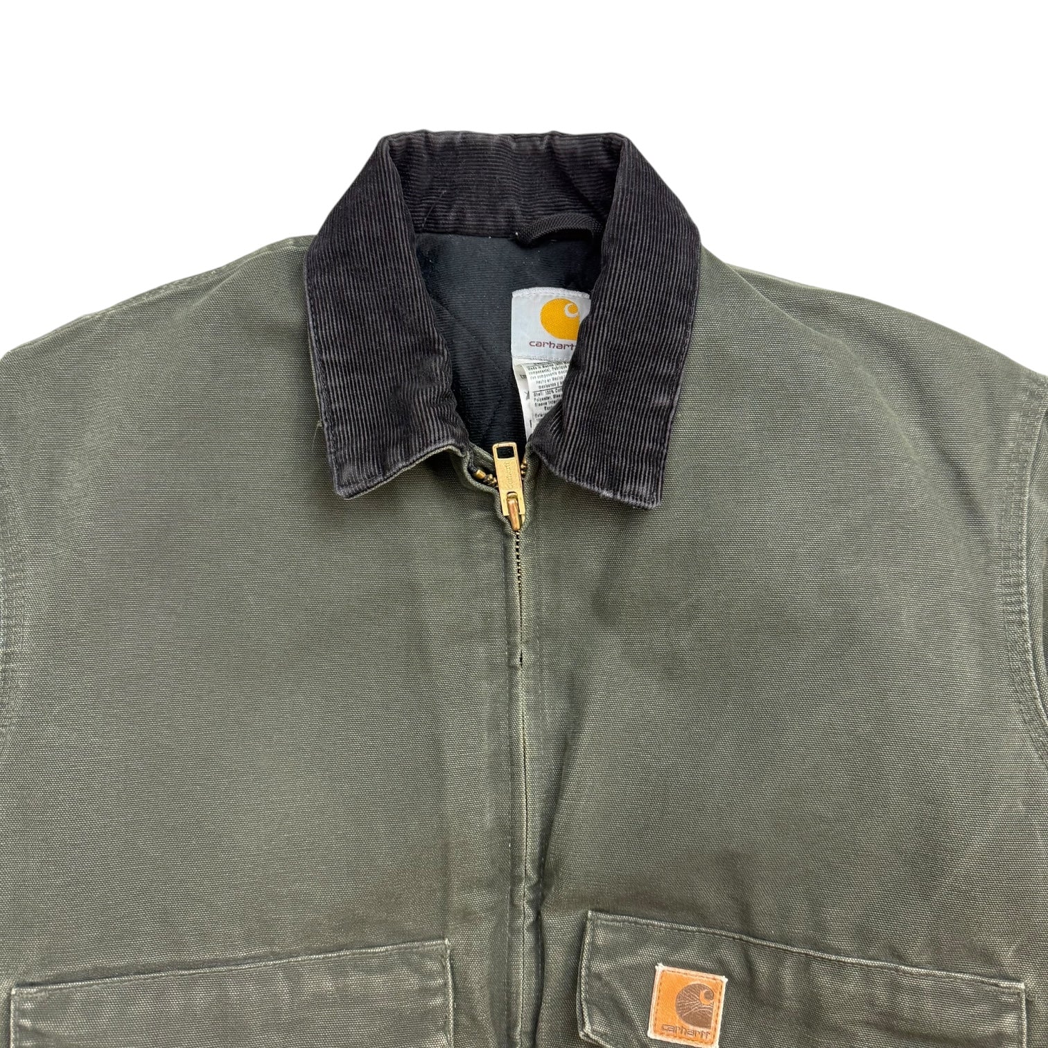 Vintage Carhartt Sandstone Jacket Moss Green