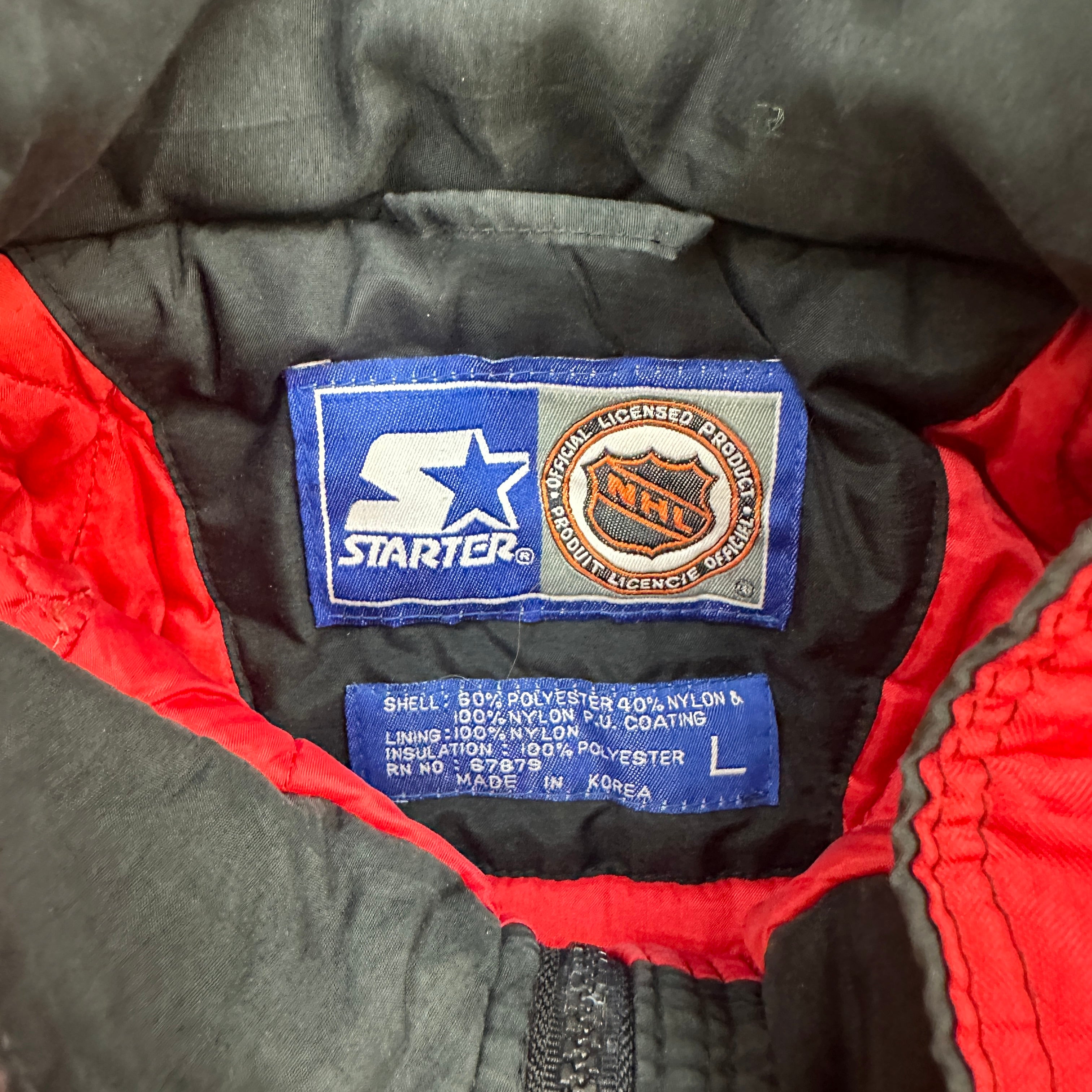 Vintage Chicago Blackhawks Starter Jacket Red/White