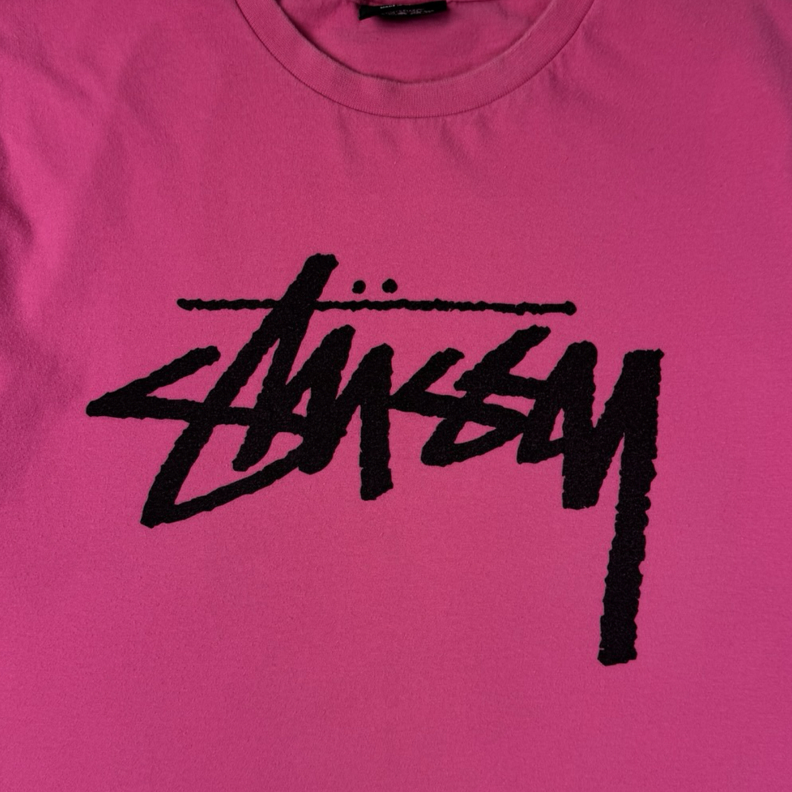 Stussy Basic T-Shirt Hot Pink