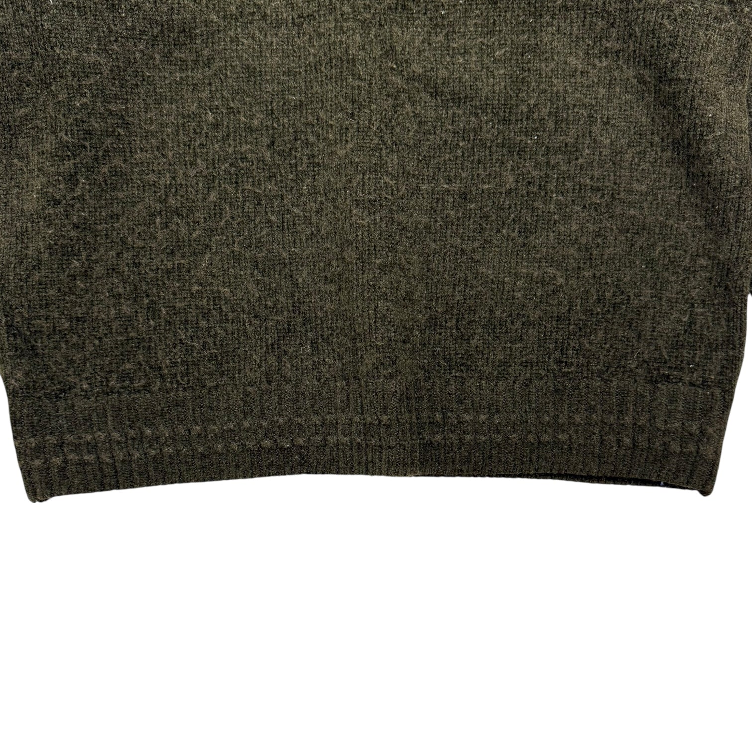 Vintage Holt Renfrew Knit Sweater Dark Green