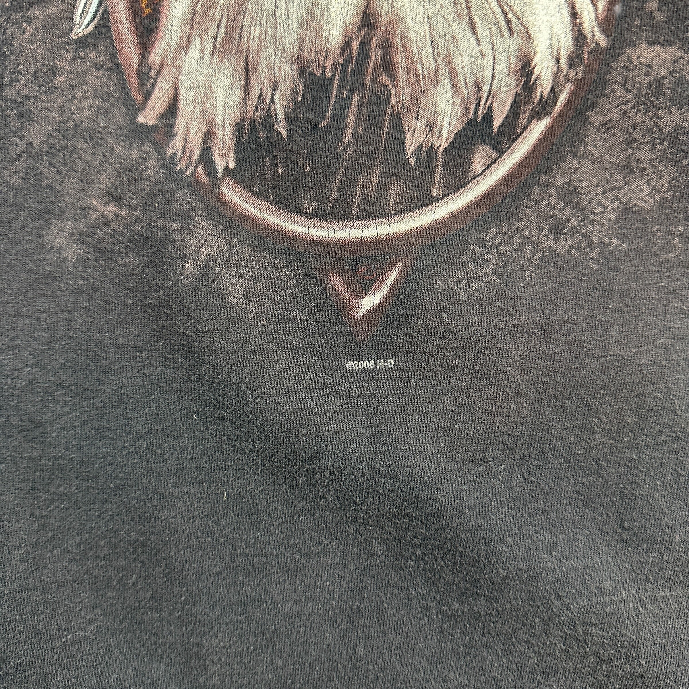 Vintage Harley Davidson Lubbock Texas Tee Black