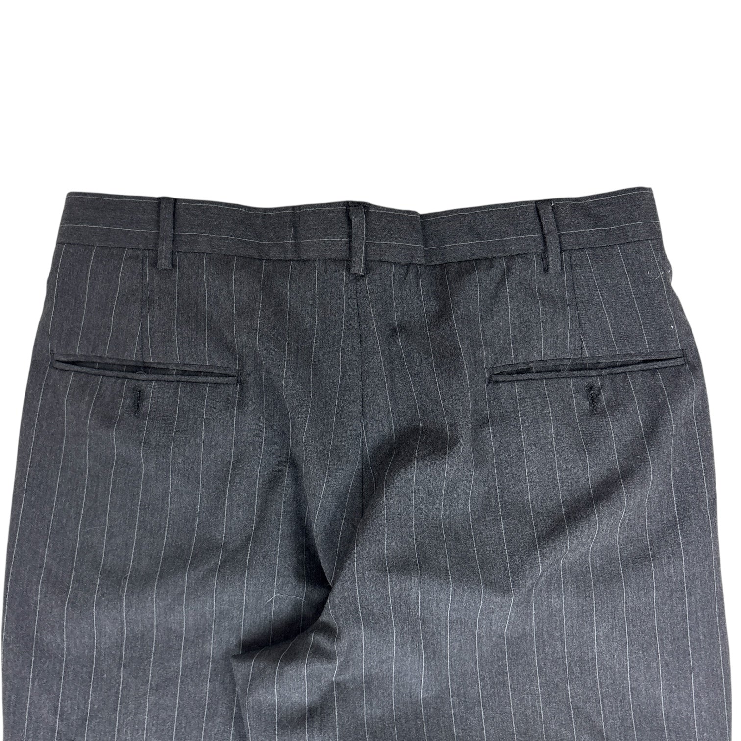 Vintage DKNY Pinstripe Pants Dark Grey