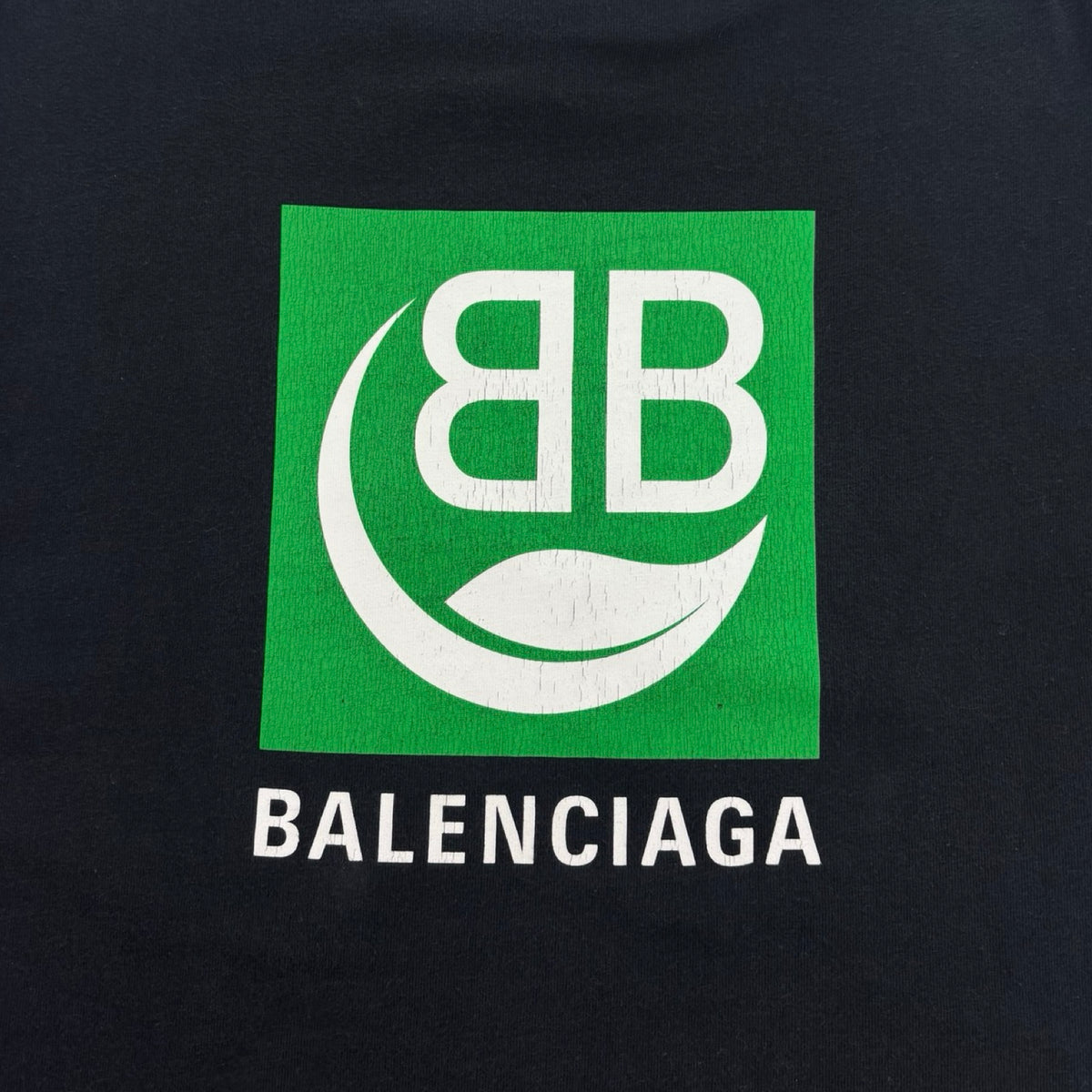 Balenciaga Eco Logo T-Shirt Black