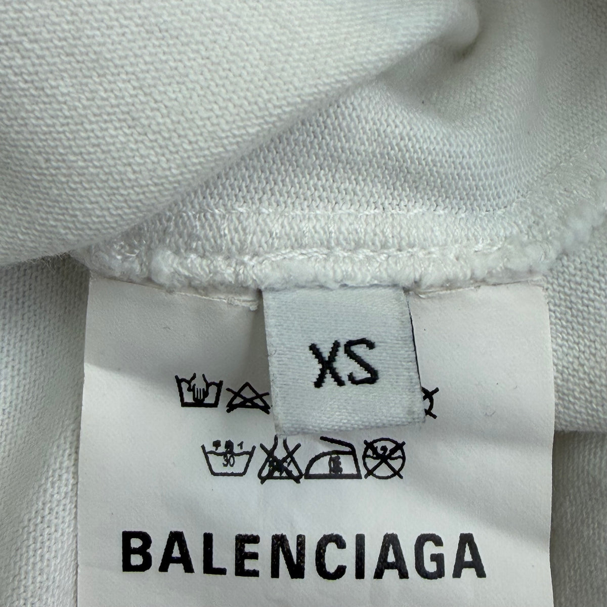 Balenciaga Universal Flow Oversized Tee White
