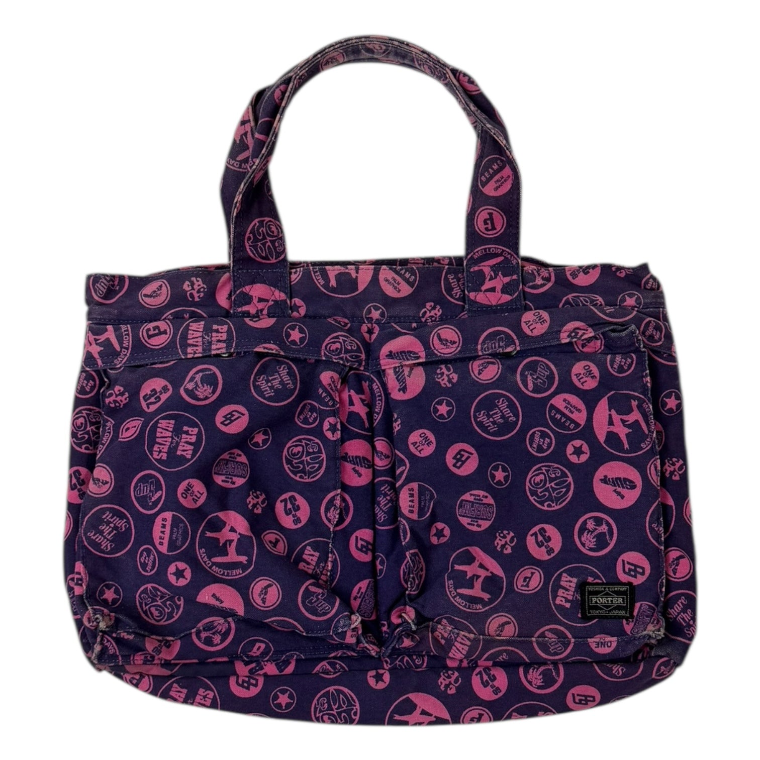 Porter X Beams Mini Tanker Bag Pink/Purple