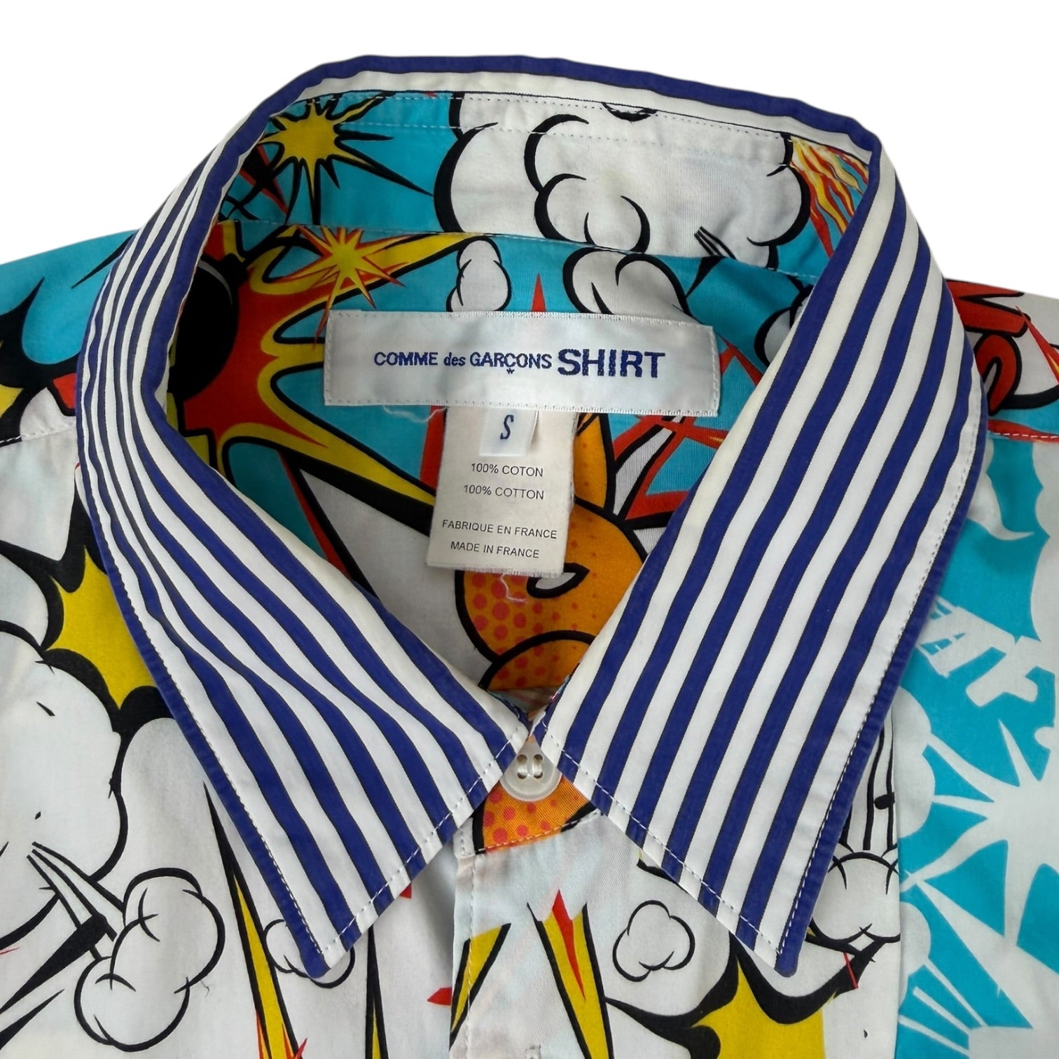 Comme des Garçons 2019 A/W Comic Print Button-Up
