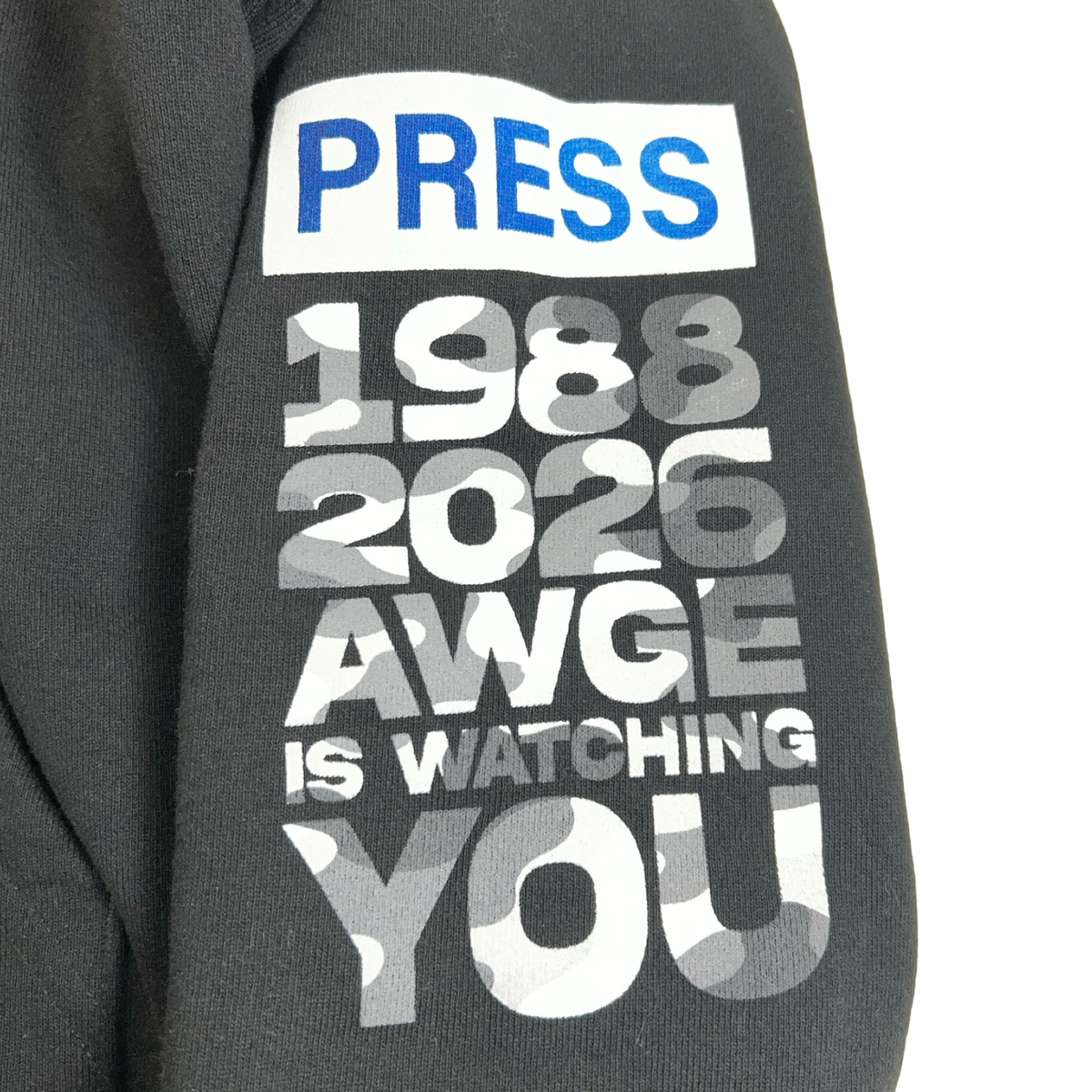 AWGE A$AP Rocky Don't Be Dumb Tour Shadowban Zip Hoodie